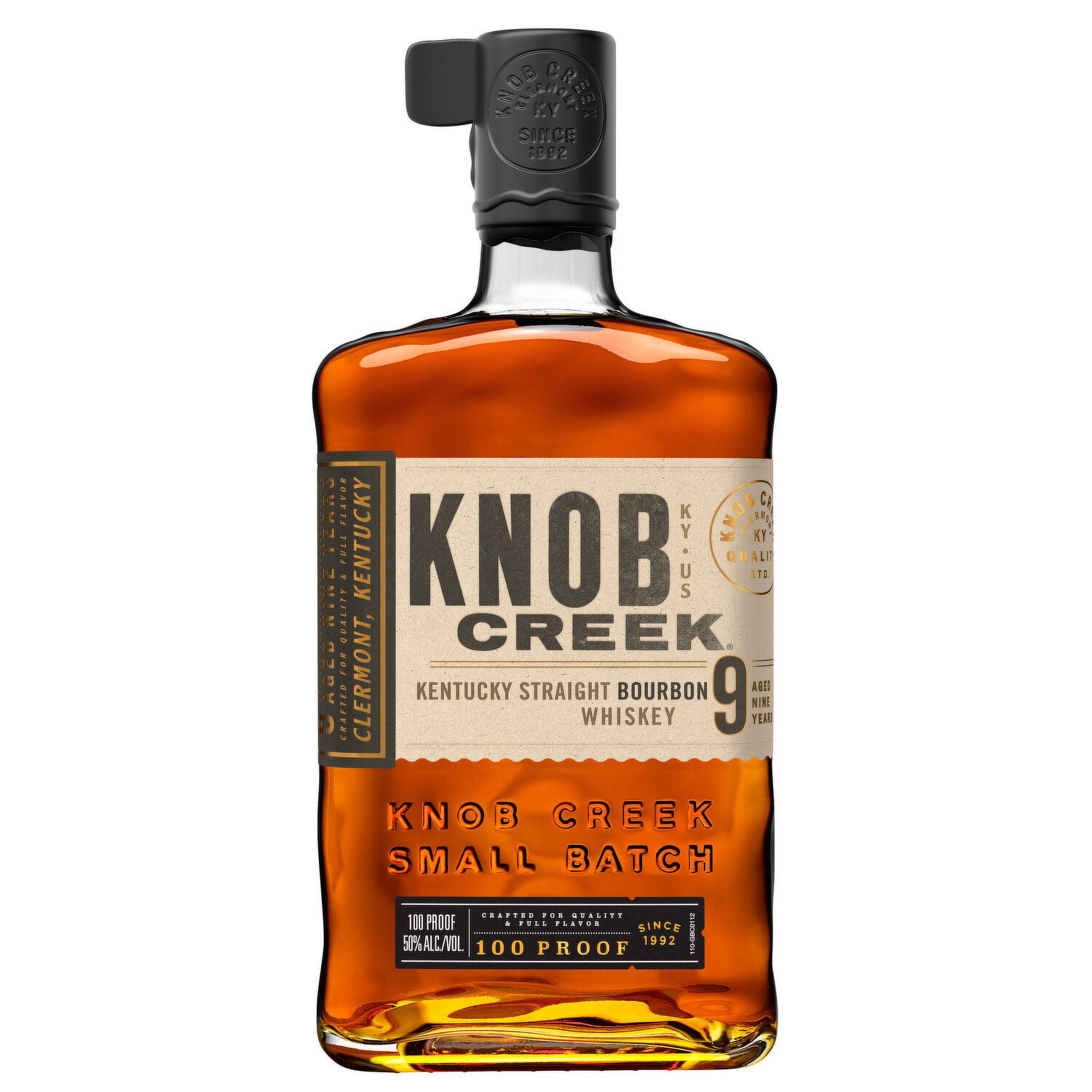 Knob Creek Aged 9 Years Small Batch Kentucky Straight
