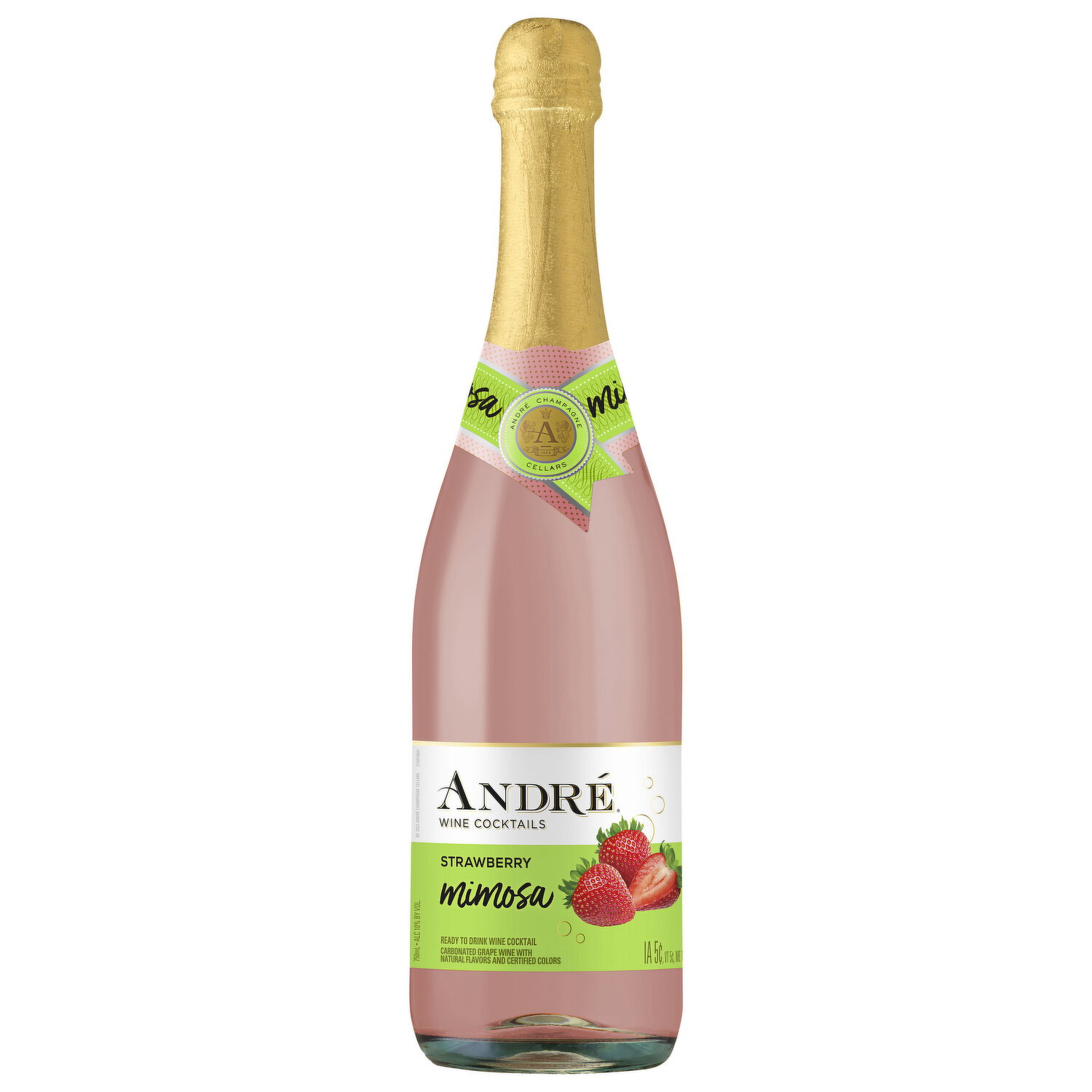 Andre Strawberry Mimosa Sparkling Wine Cocktail 750ml - 750