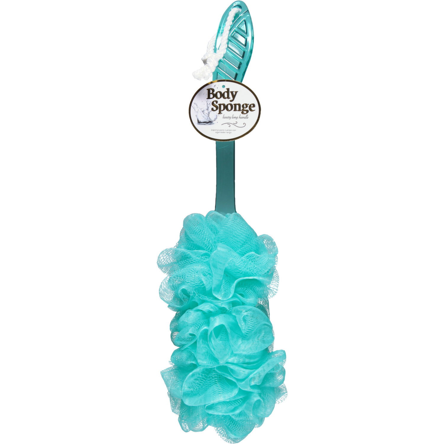 Jacent Body Sponge, Luxury Long Handle - 1 Each