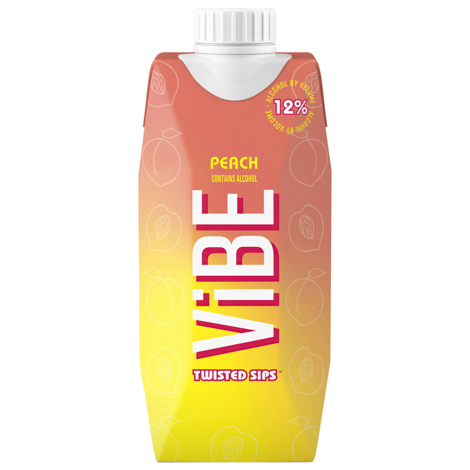ViBE Twisted Sips Peach Sweet Wine - 500 Milliliter - Brookshire's