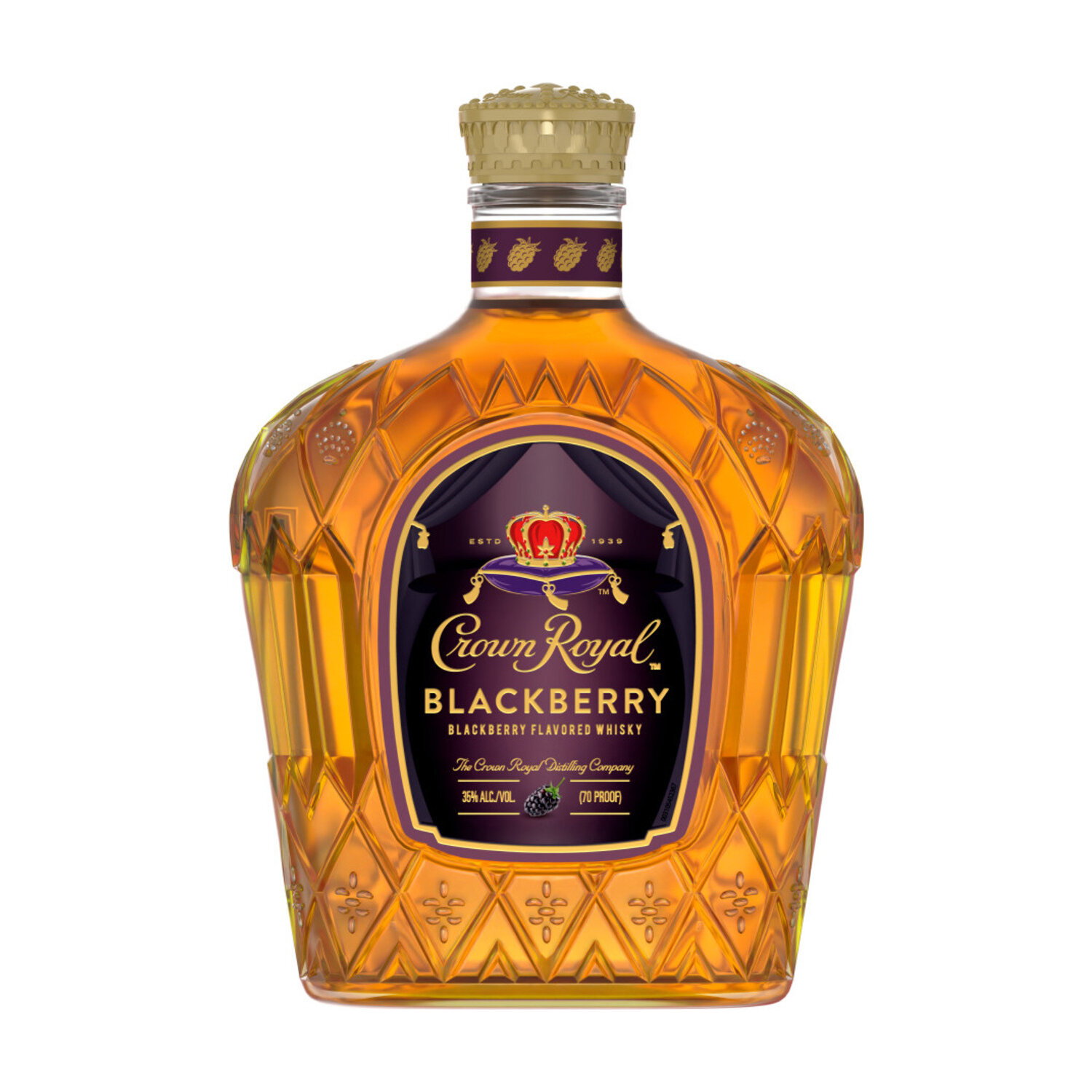 Crown Royal Blackberry Canadian Whisky, 750 ml - 750 Milliliter