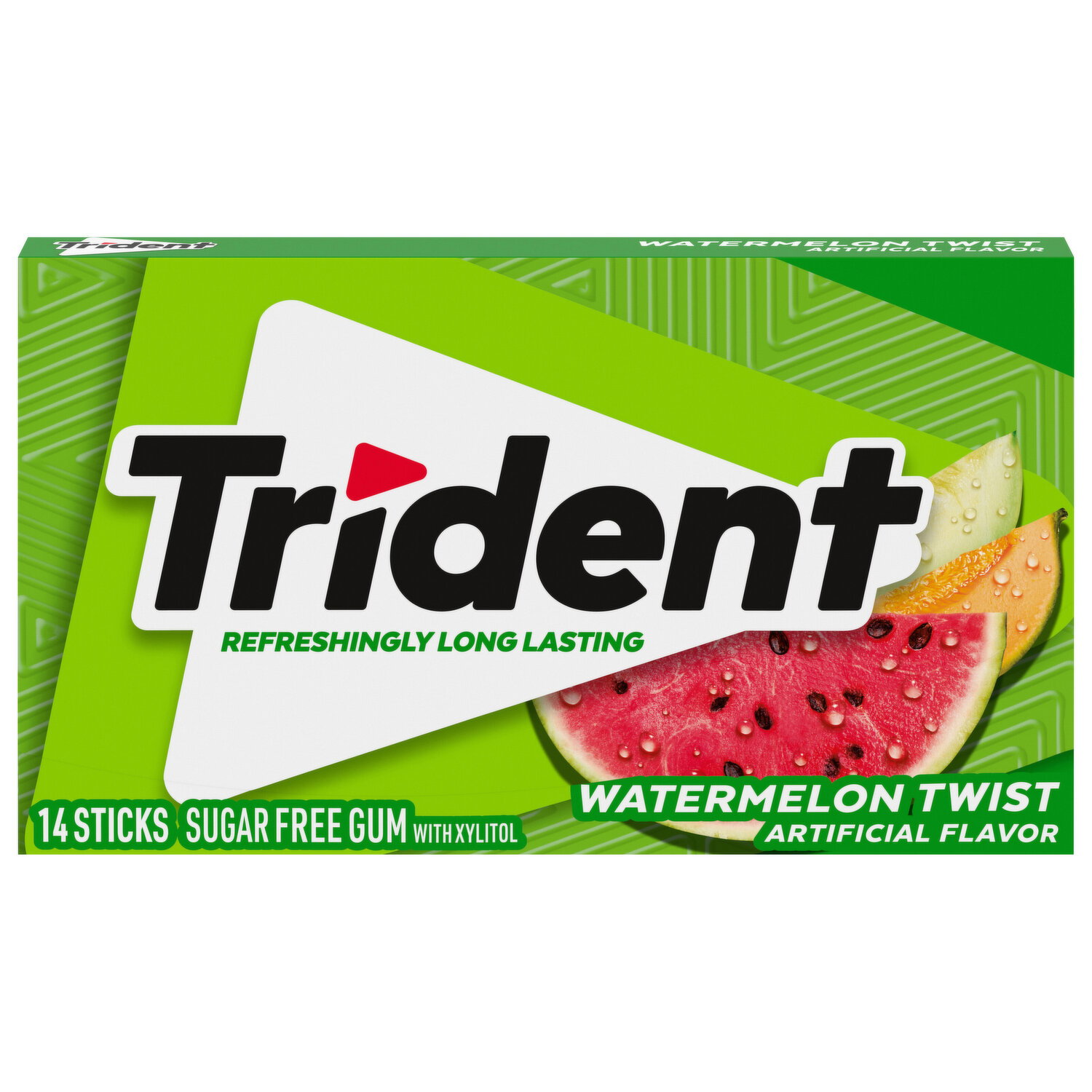 Trident Gum, Sugar Free, Watermelon Twist Image 1 of 3