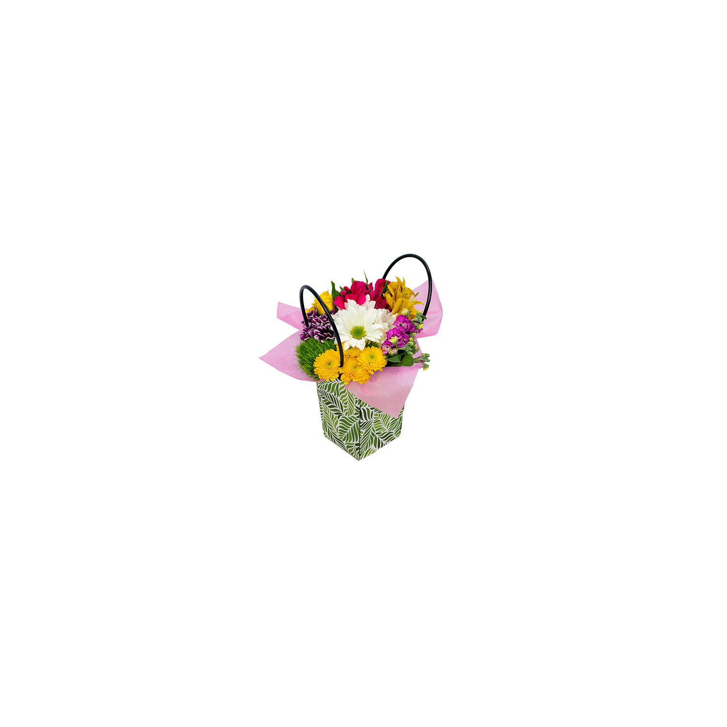 Fresh Small Vased Combo Flower Arrangement