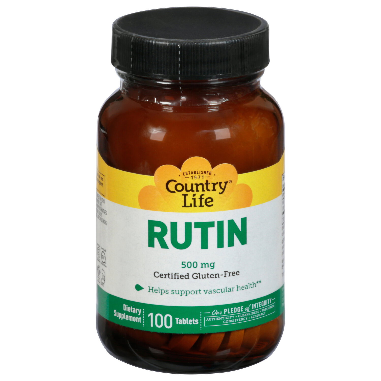Country Life Rutin, 500 mg, Tablets Image 1 of 2