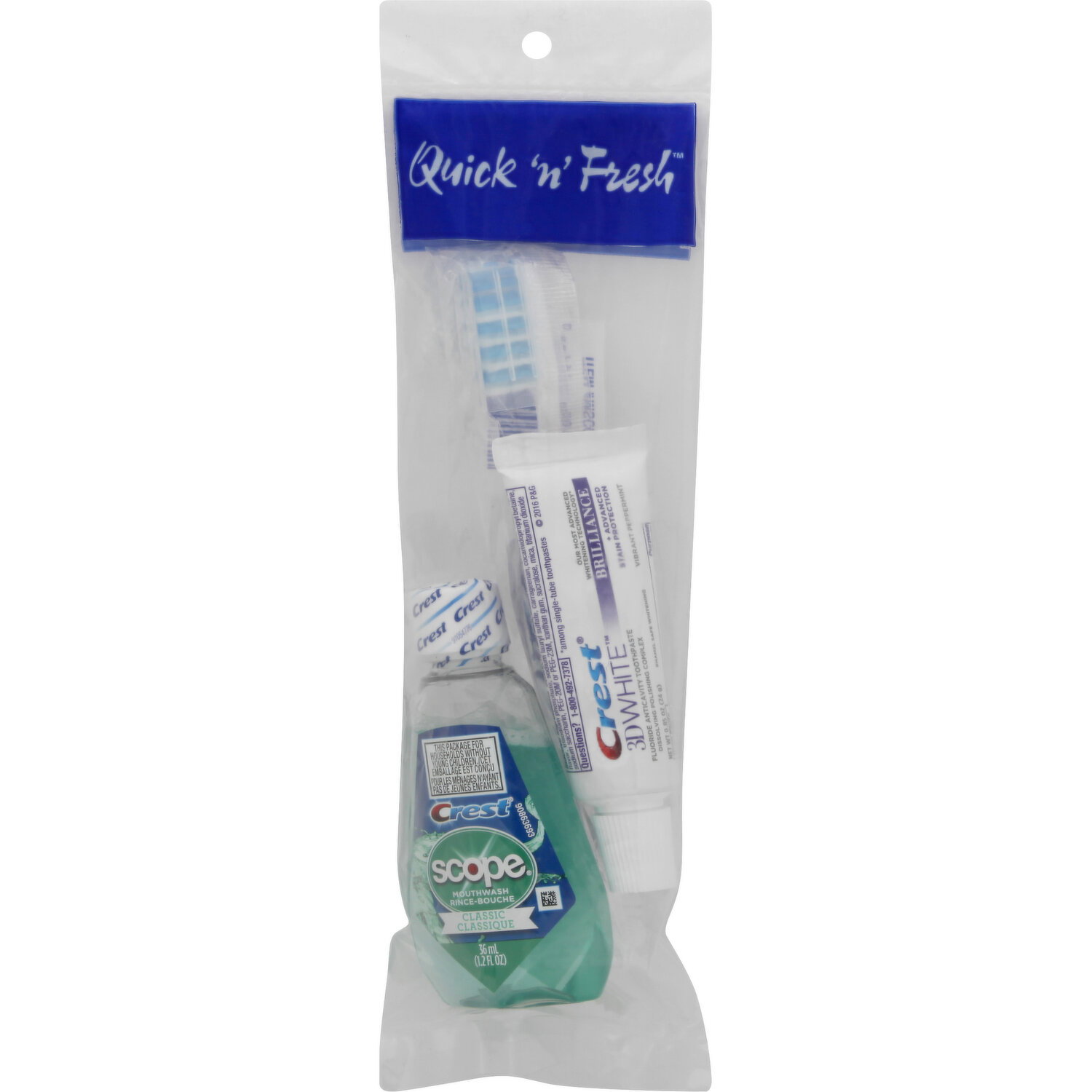 Quick 'n' Fresh Dental Kit - 1 Each