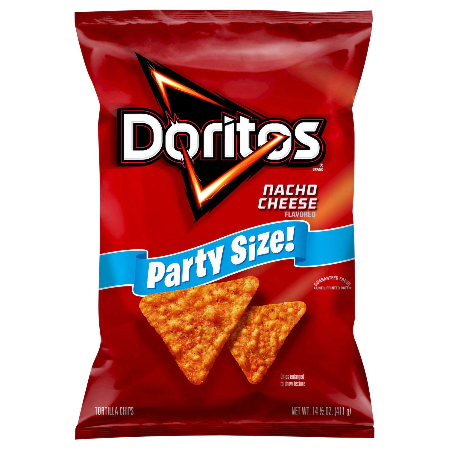 Doritos Tortilla Chips Spicy Nacho Flavored Party Size Super 1 Foods