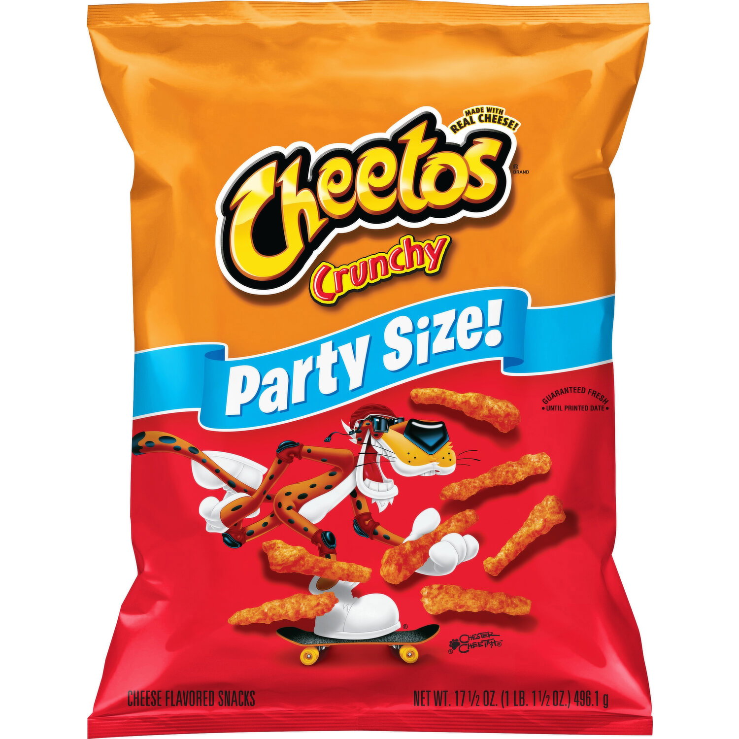 Cheetos Cheese Flavored Snacks, Crunchy, Party Size Image 1 of 3