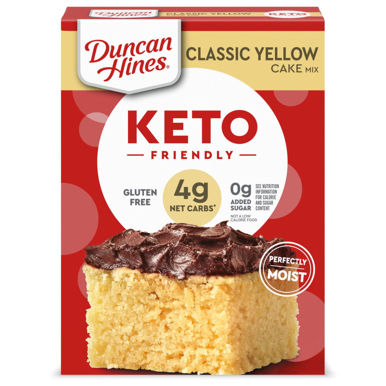 Duncan Hines Keto Friendly Gluten Free No Sugar Added Classic ...