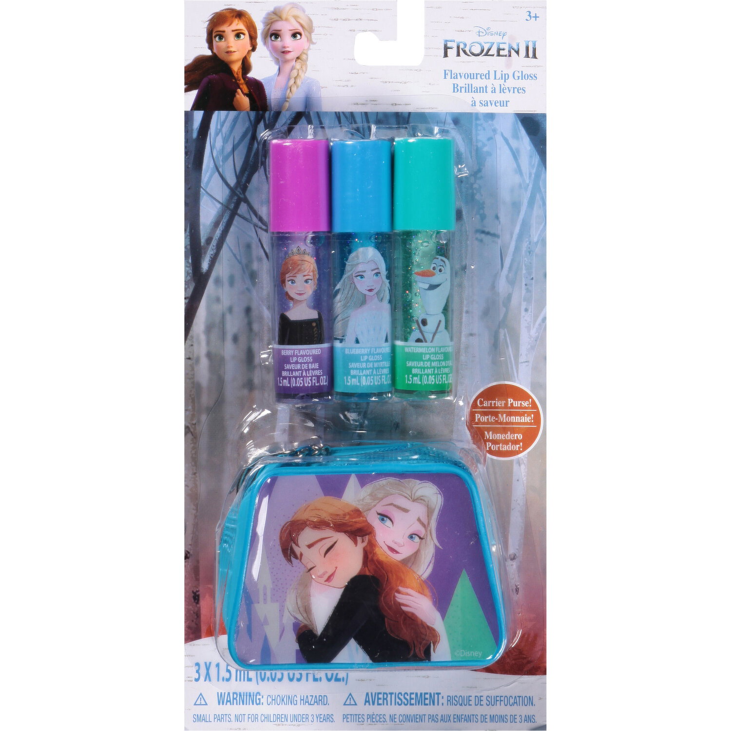 Disney Flavoured Lip Gloss, Frozen II, 3+ - 3 Each Image 1 of 2