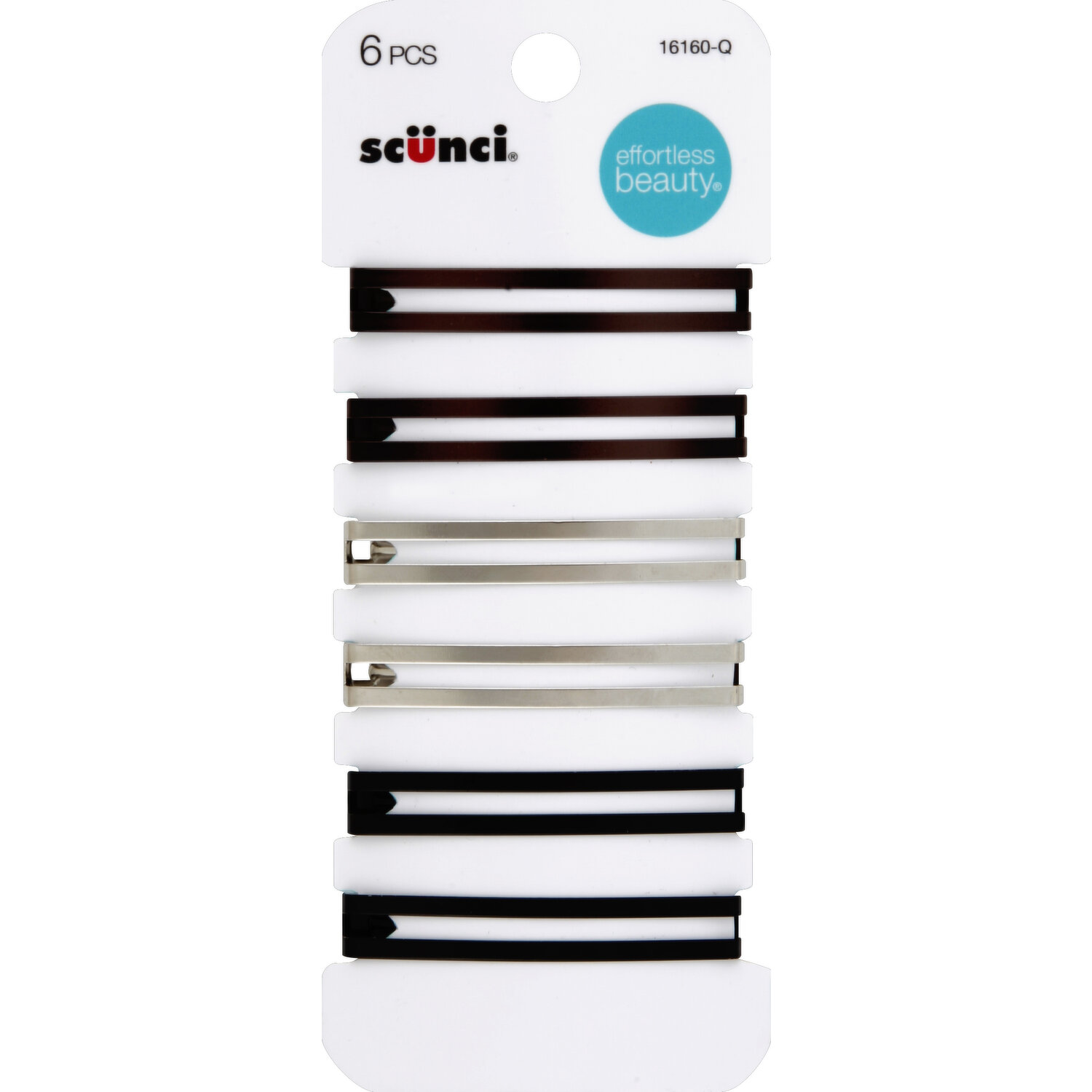 Scunci Barrettes - 6 Each