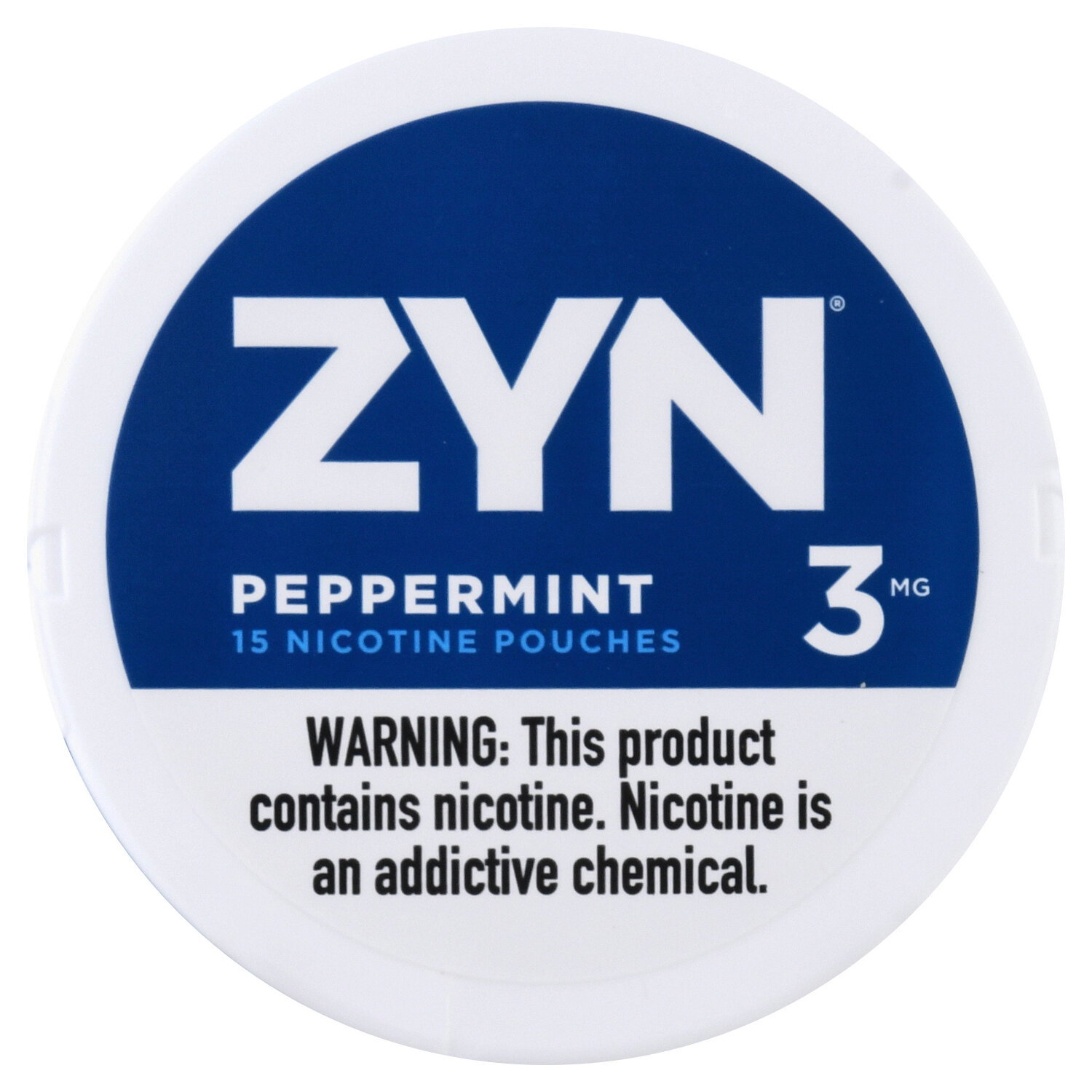 Zyn Nicotine Pouches, 3 mg, Peppermint - 15 Each