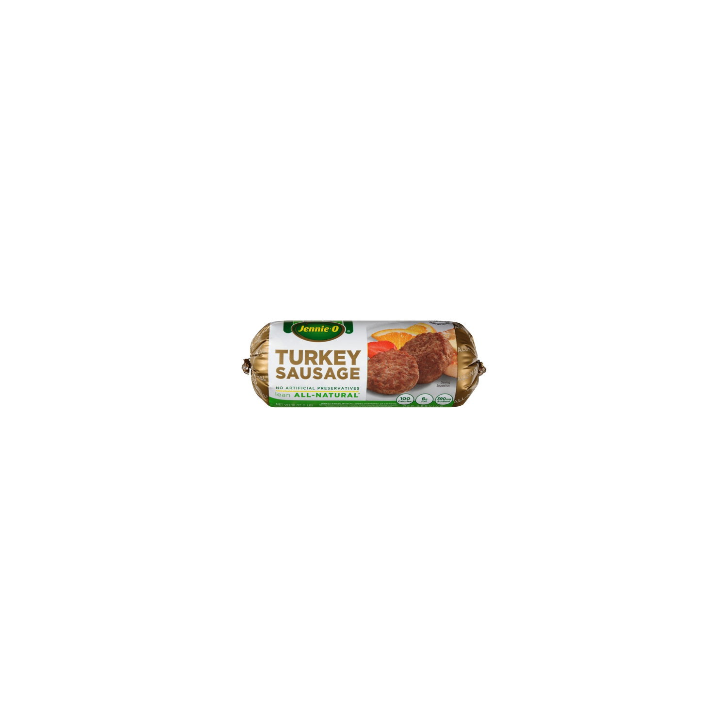 Jennie O All Natural Lean Turkey Sausage - 1 Pound