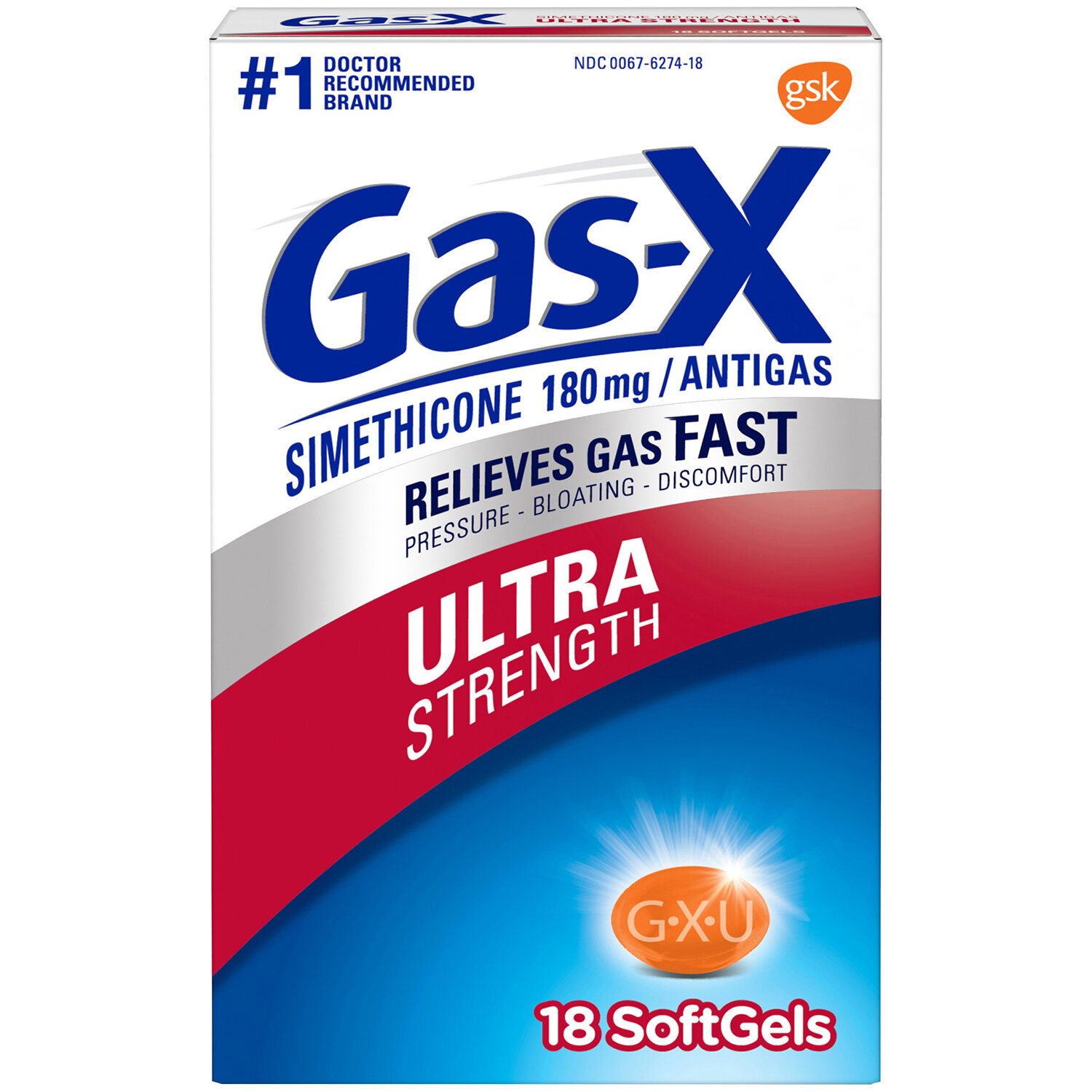 Gas-X Ultra Strength Gas Relief Softgels Image 1 of 2