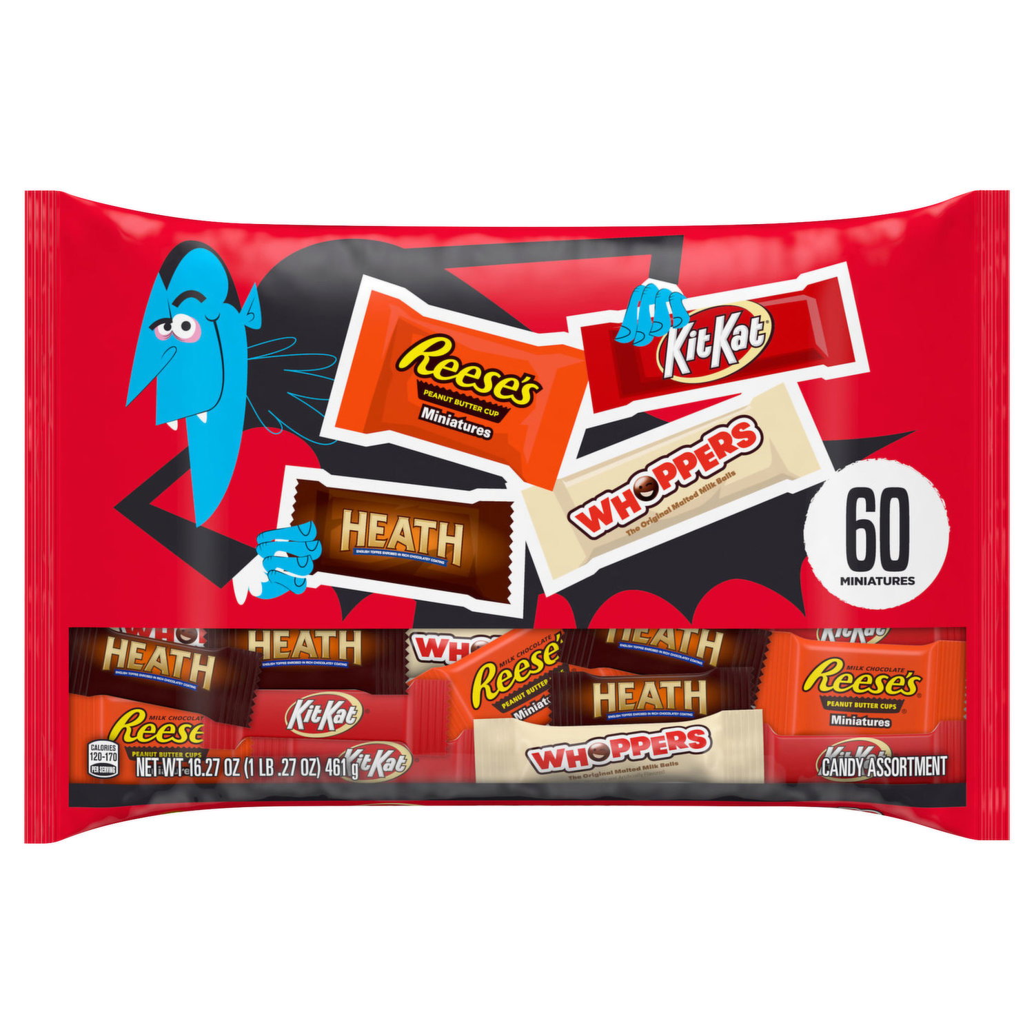 Hershey's Candy Assortment, Miniatures - 60 Each Image 1 of 3