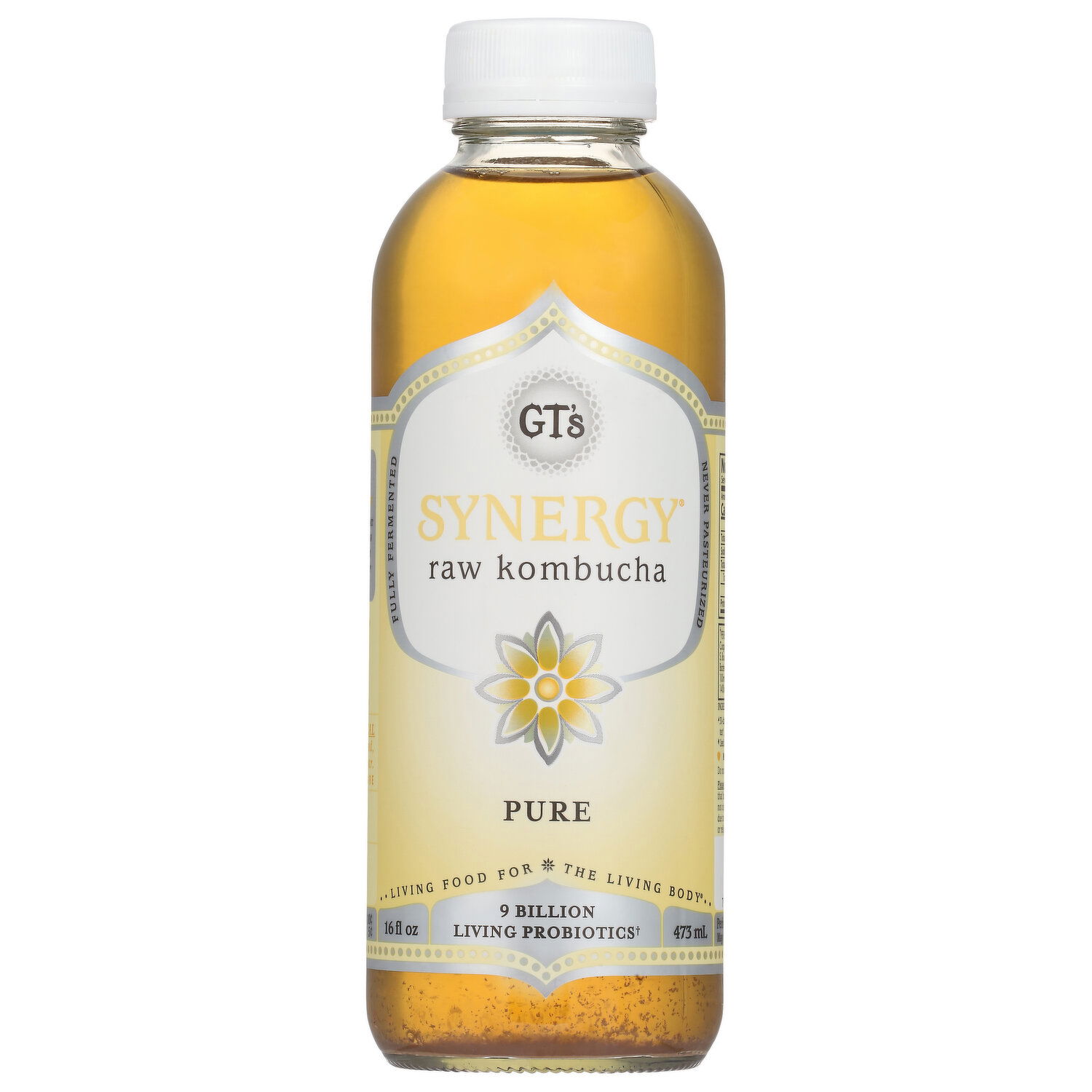 Synergy Kombucha, Raw, Pure - 16 Fluid Ounce - Super 1 Foods