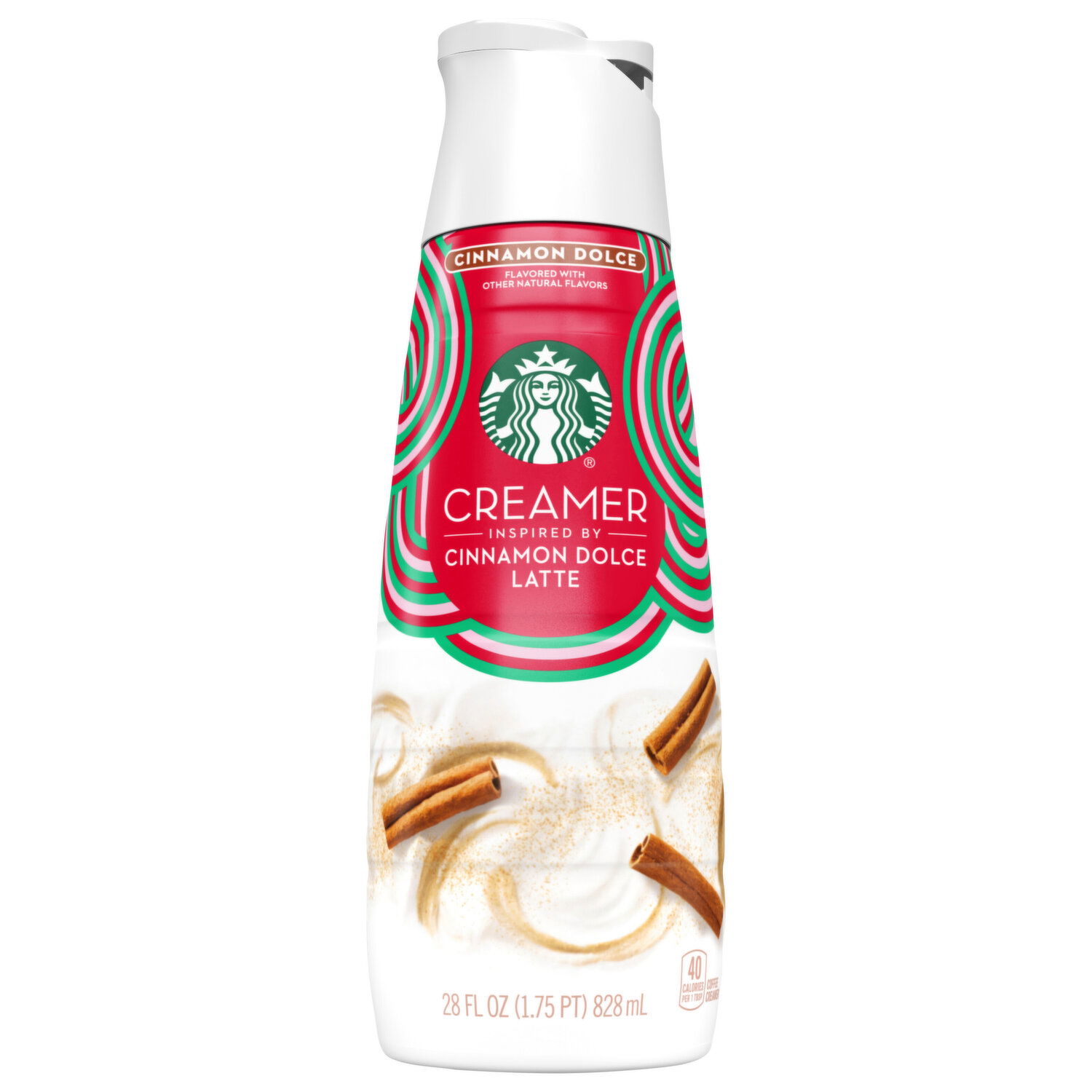 Starbucks Coffee Creamer, Cinnamon Dolce Latte - 28 Fluid