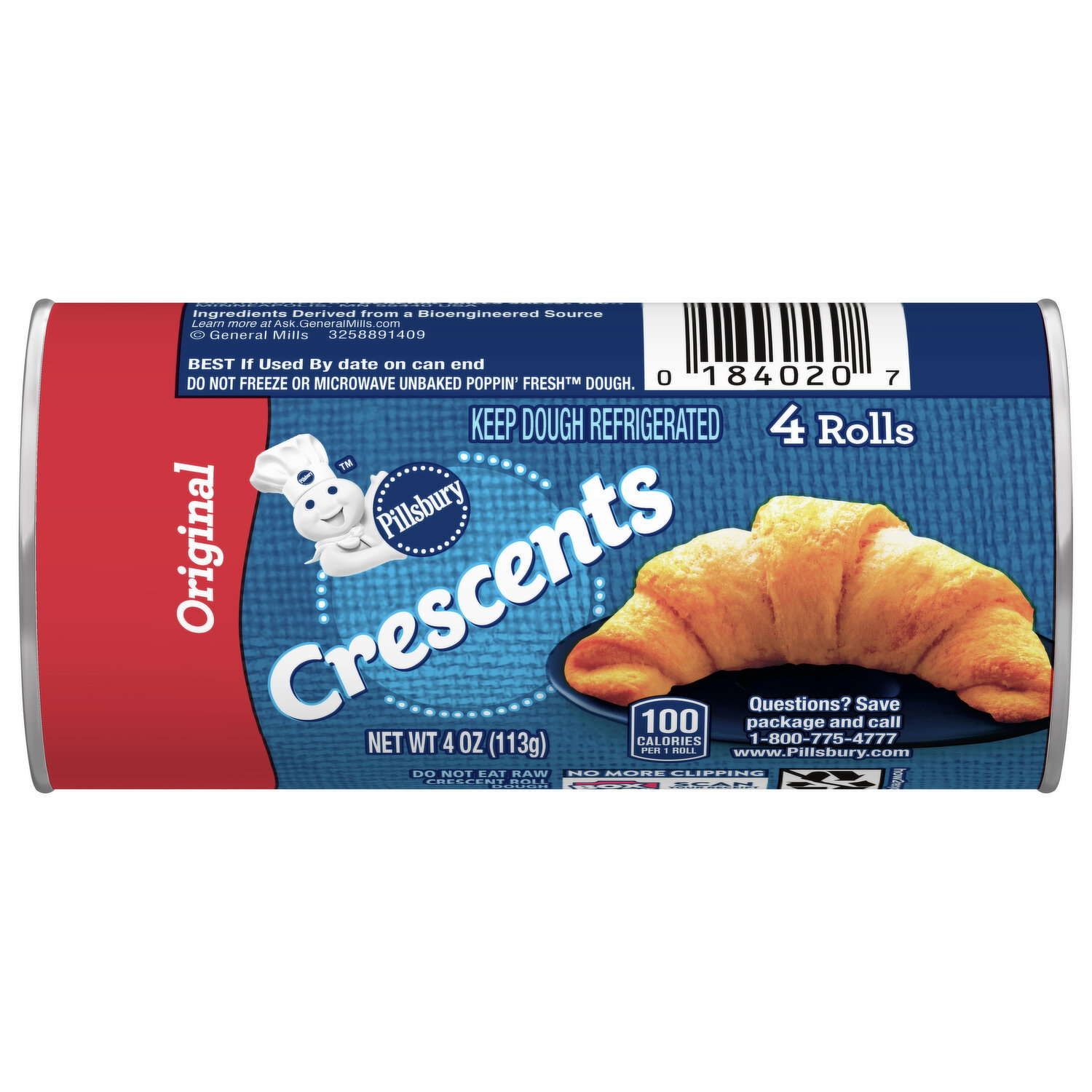 Crscent Rounds Pillsbury Crescent Rolls Nutrition Pillsbury Original Crescent Dinner