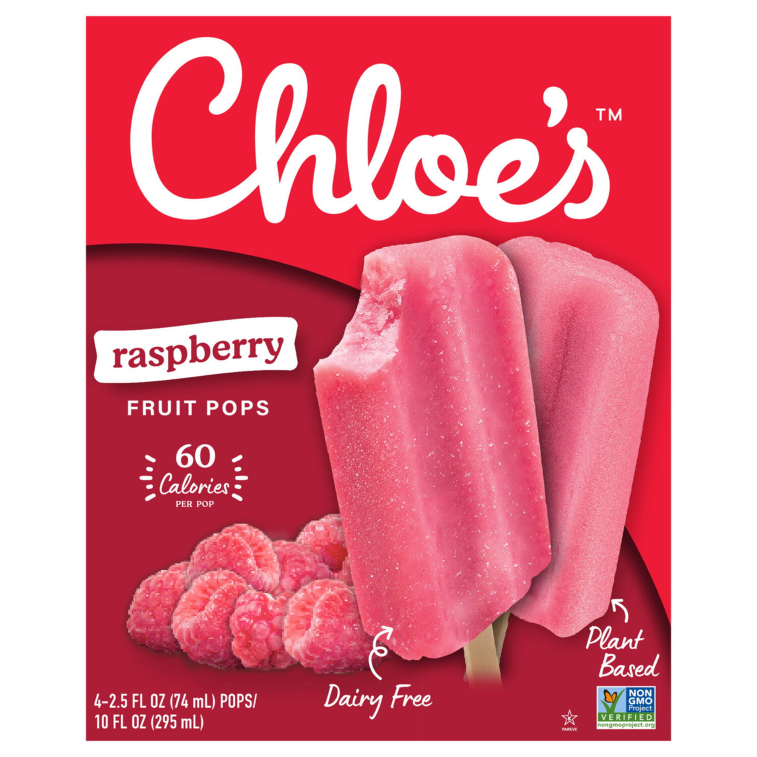 Chloe's Pops, Raspberry Image 1 of 3