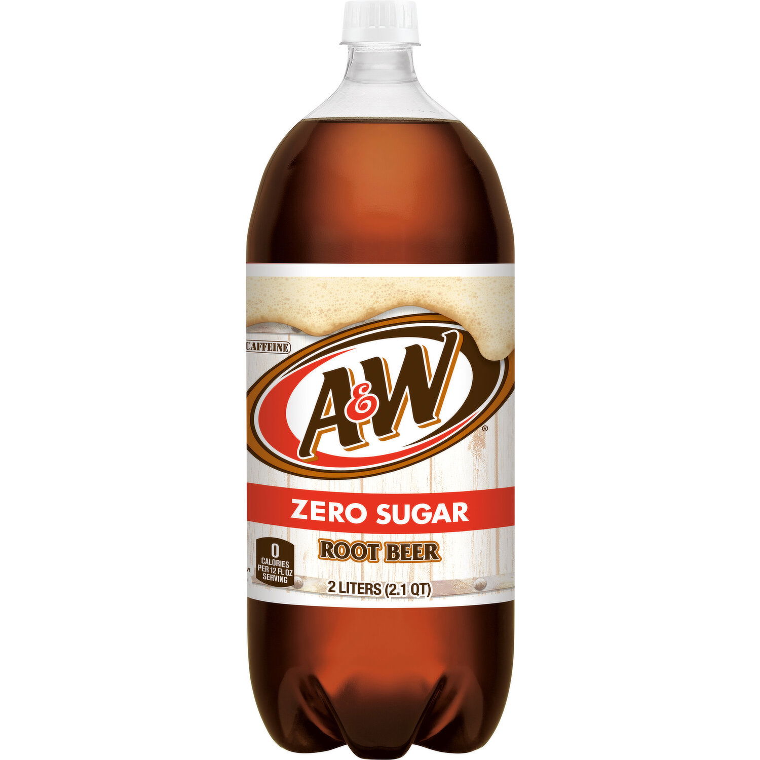 A&W Root Beer, Zero Sugar - 2 Liter - Brookshire's