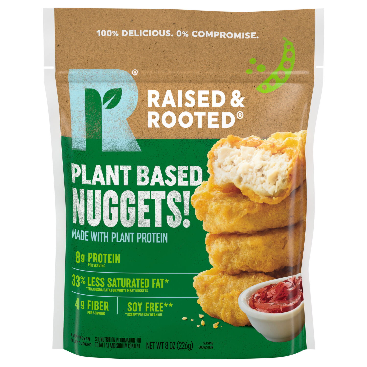 Raised & Rooted Nuggets, Plant Based - Brookshire's