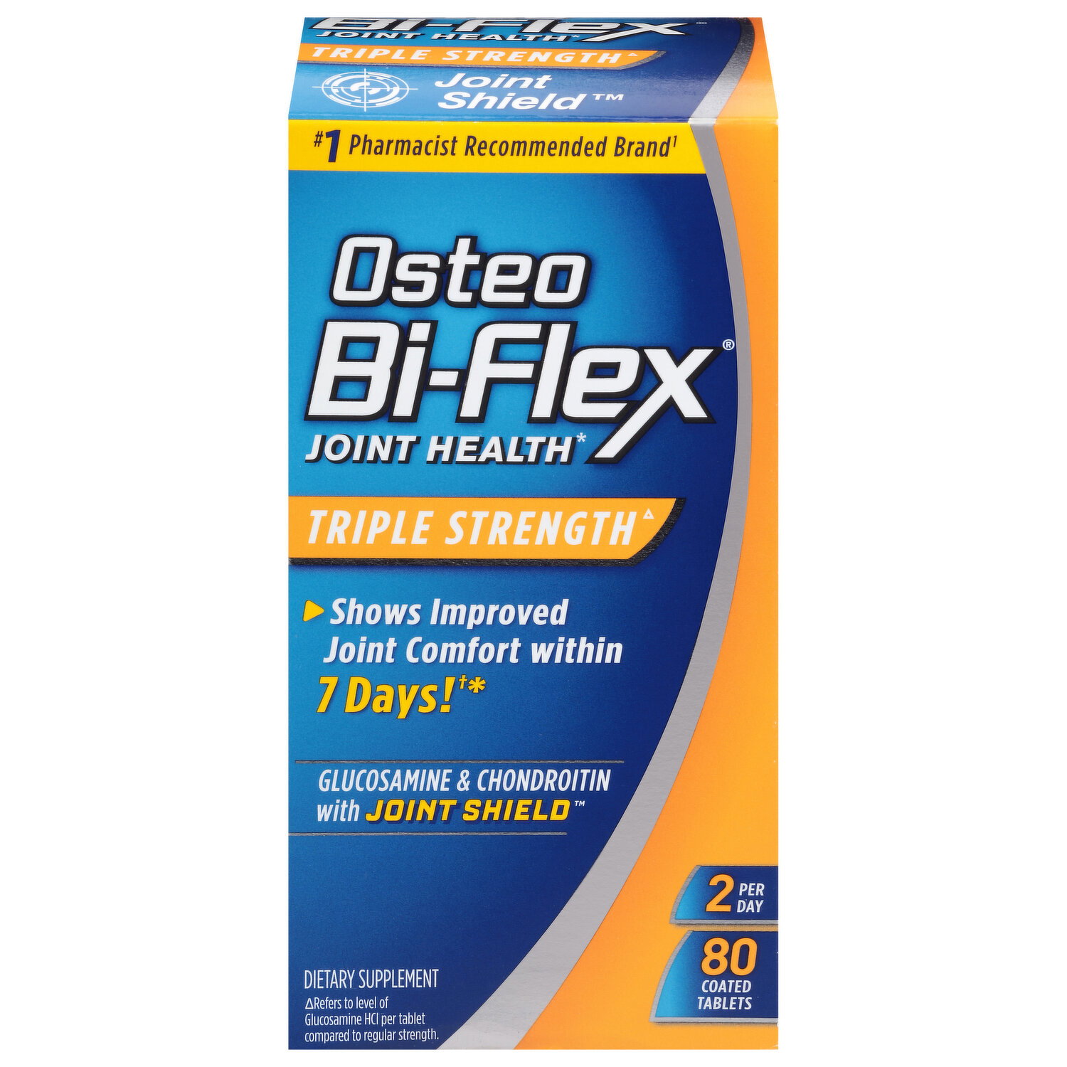 Osteo Bi-Flex Coated Tablets Triple Strength Joint Health - 80 Each Image 1 of 2