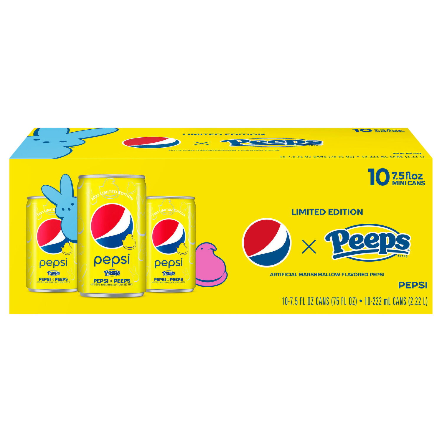 Pepsi Cola, Marshmallow Flavored, Mini Cans - FRESH by Brookshire's