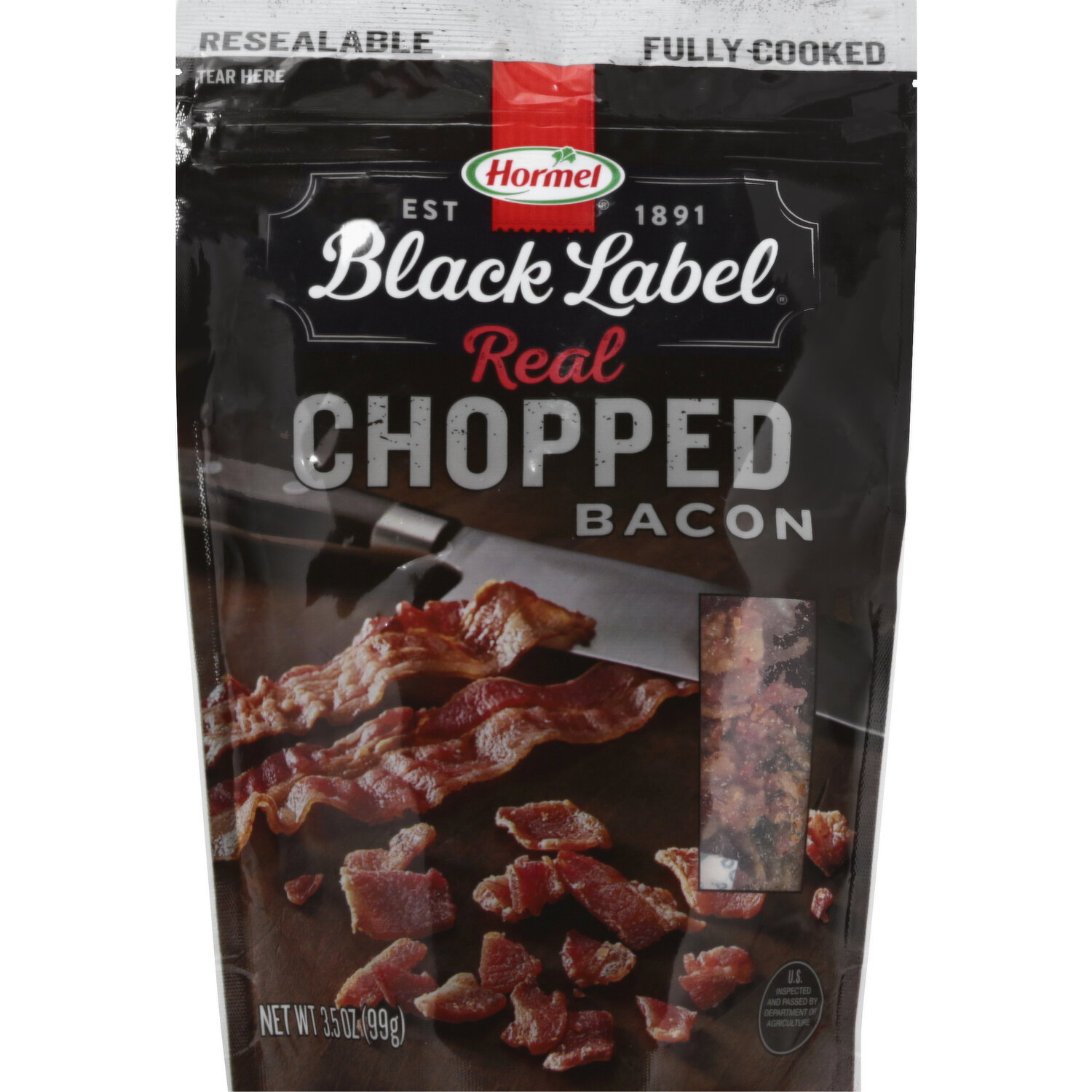 Black Label Bacon, Chopped - 3.5 Ounce Image 1 of 3