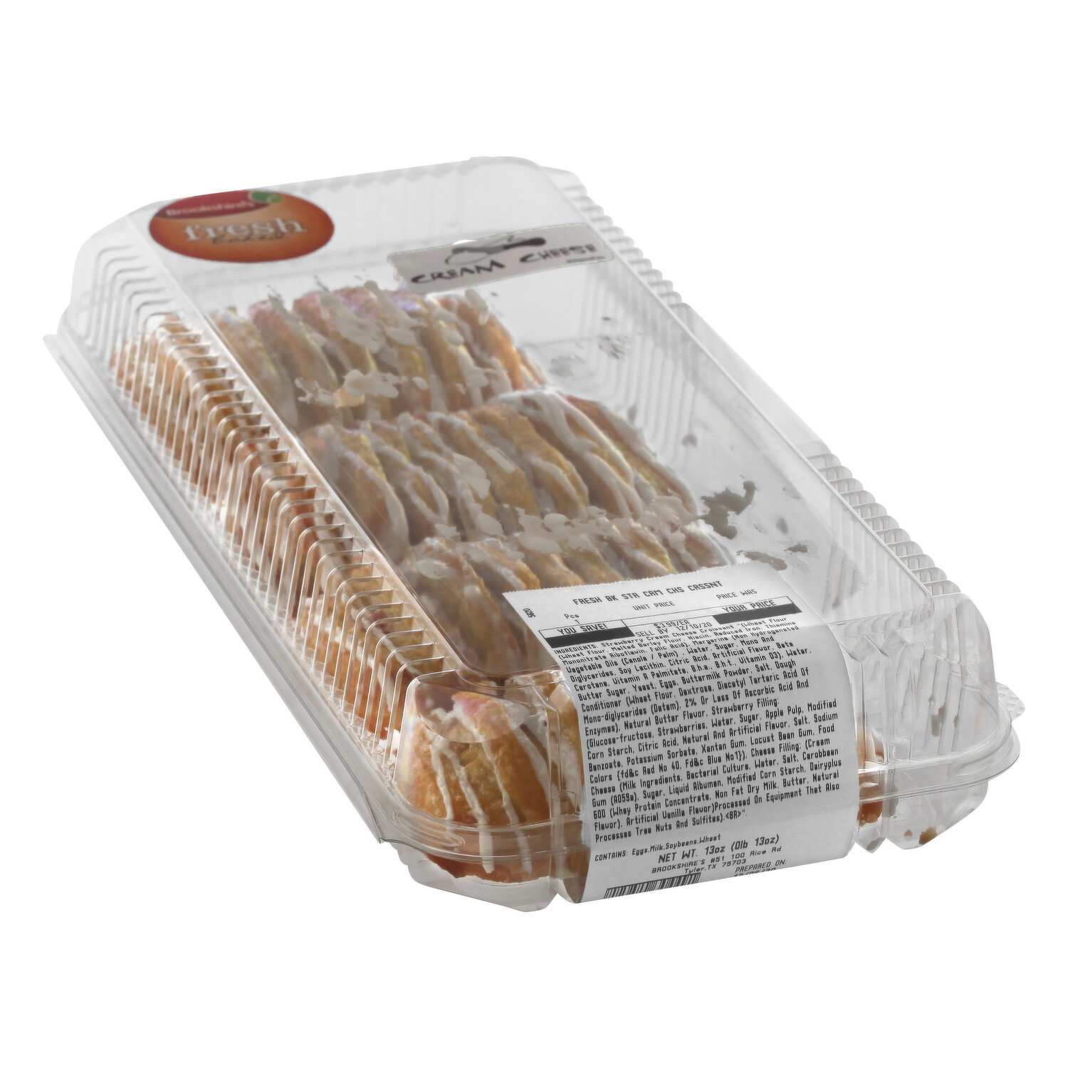 Brookshire's Croissant, Strawberry Cream Cheese, Fresh Baked Image 1 of 3