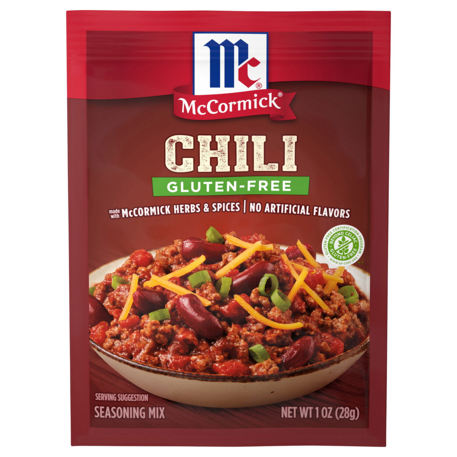 McCormick Gluten Free Chili Seasoning Mix Brookshire s