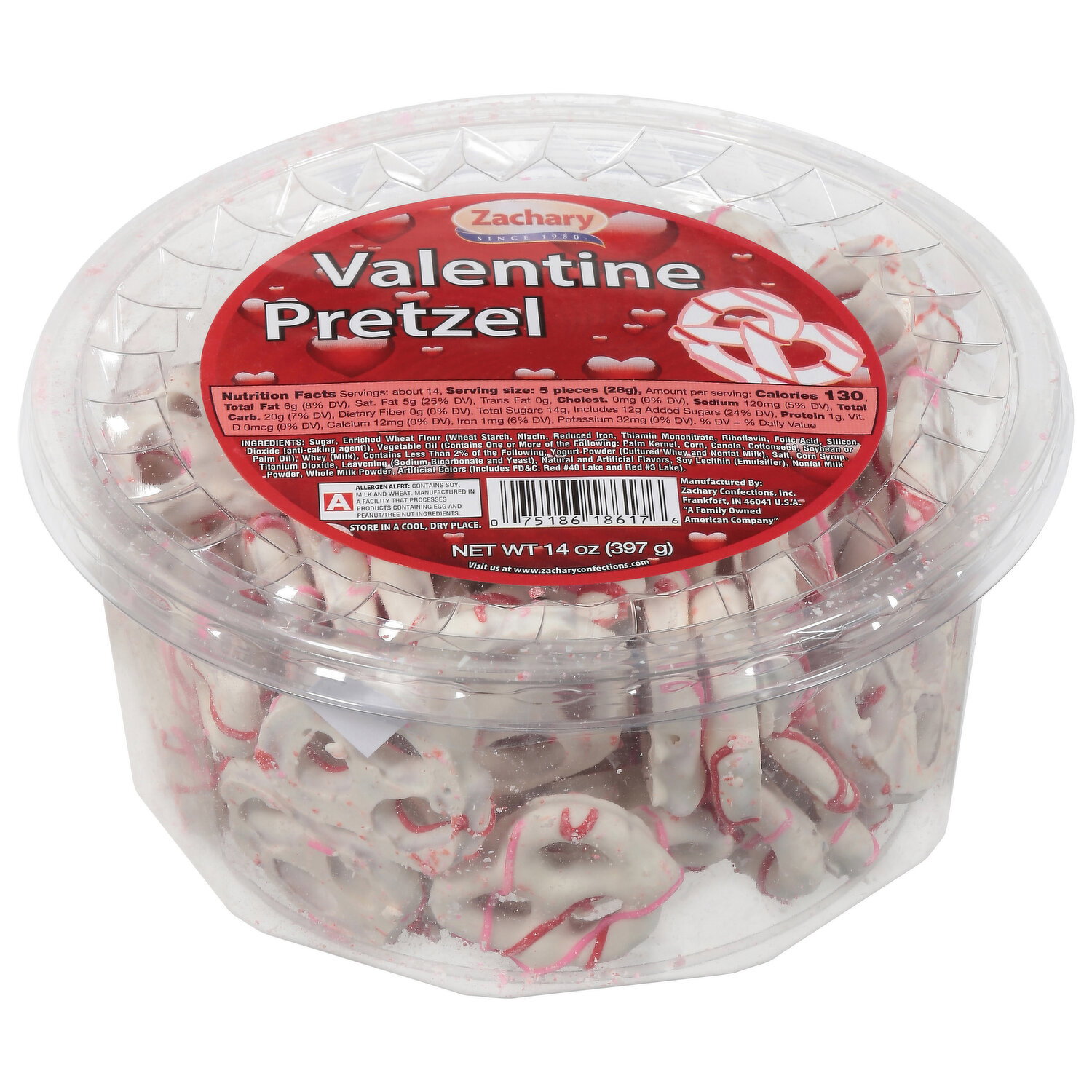 Zachary Pretzel, Valentine - 14 Ounce Image 1 of 3