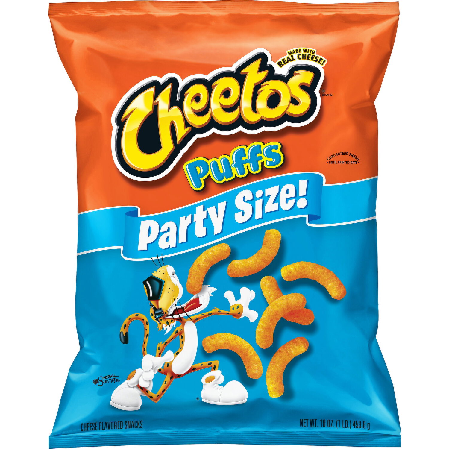 Cheetos Cheese Flavored Snacks, Puffs, Party Size Image 1 of 3