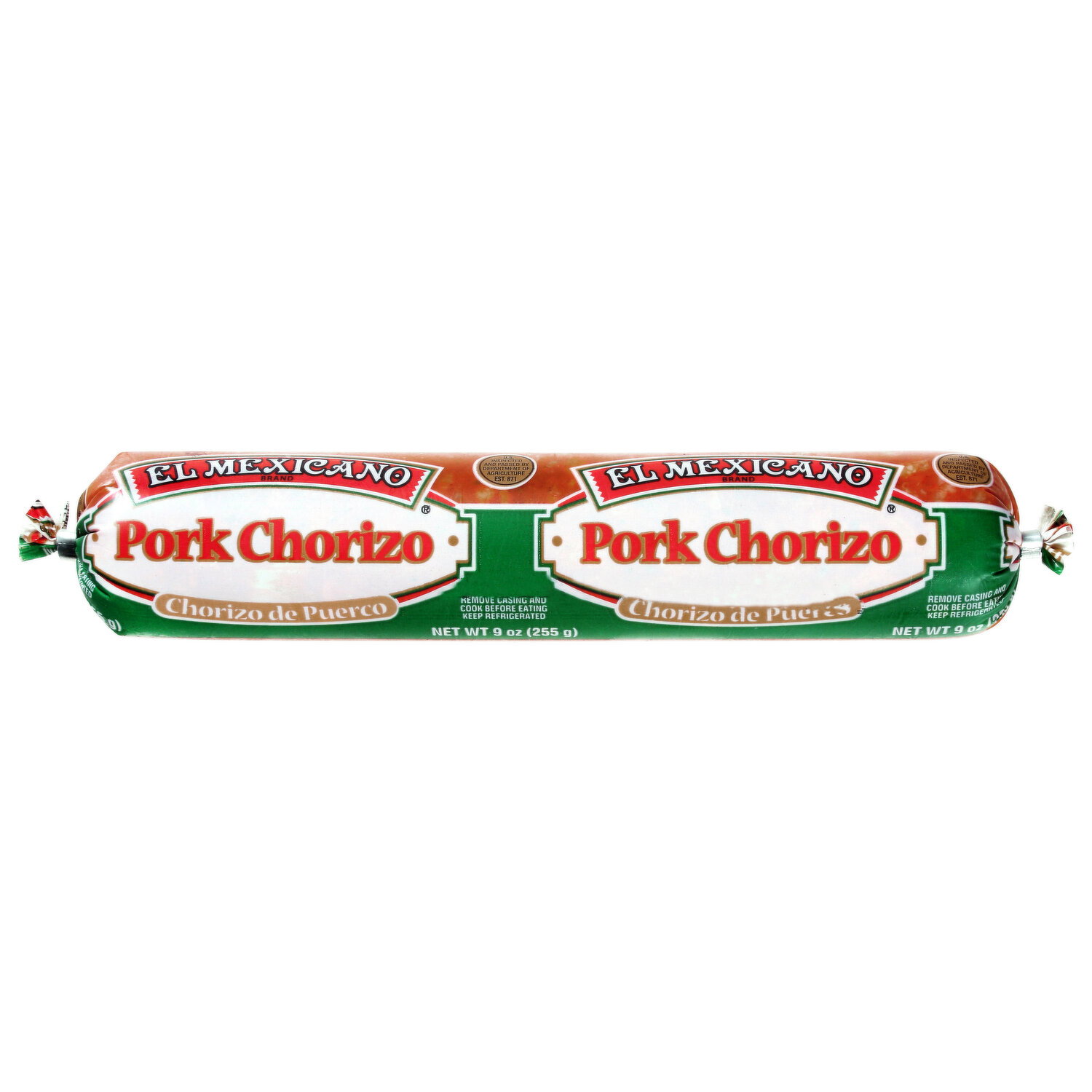 El Mexicano Pork Chorizo - 9 Ounce Image 1 of 3
