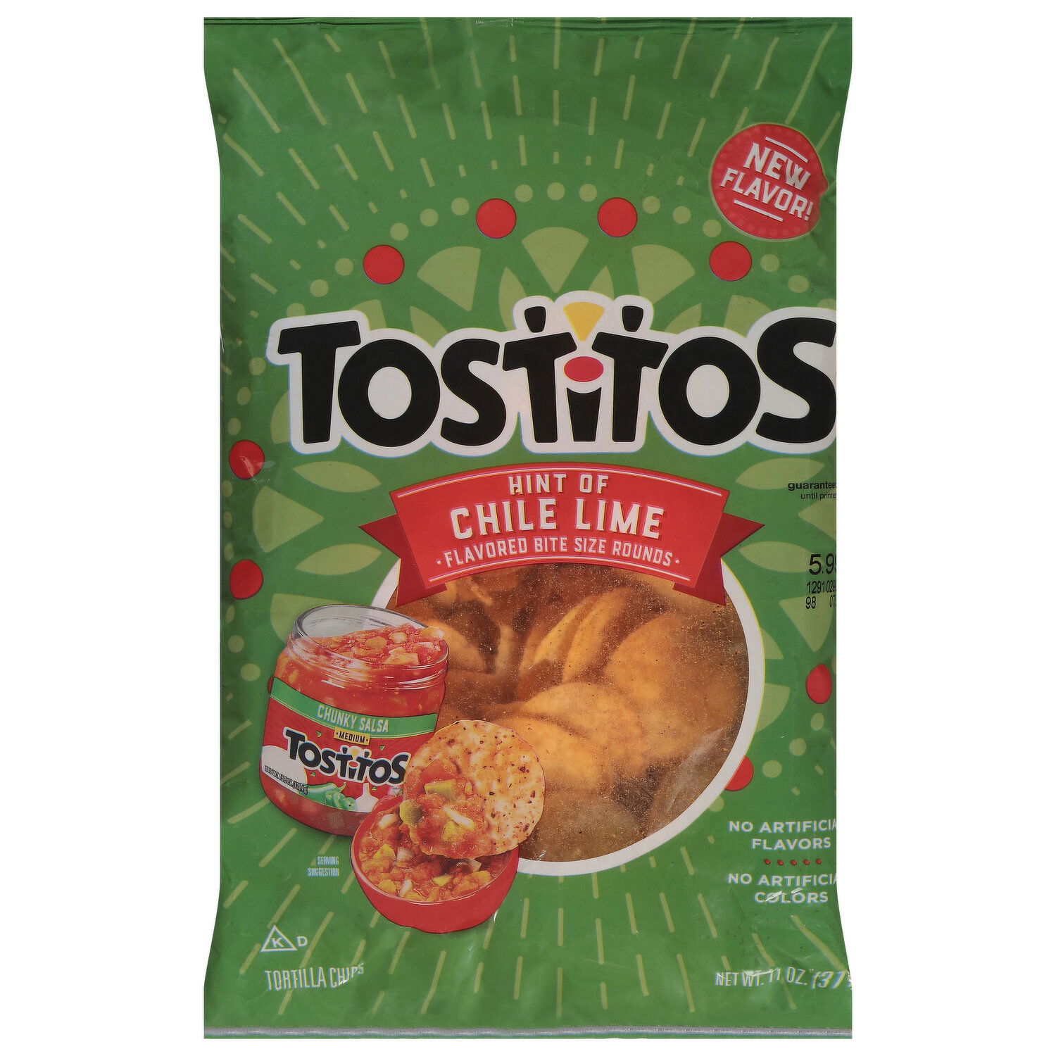 tostitos hint of guacamole