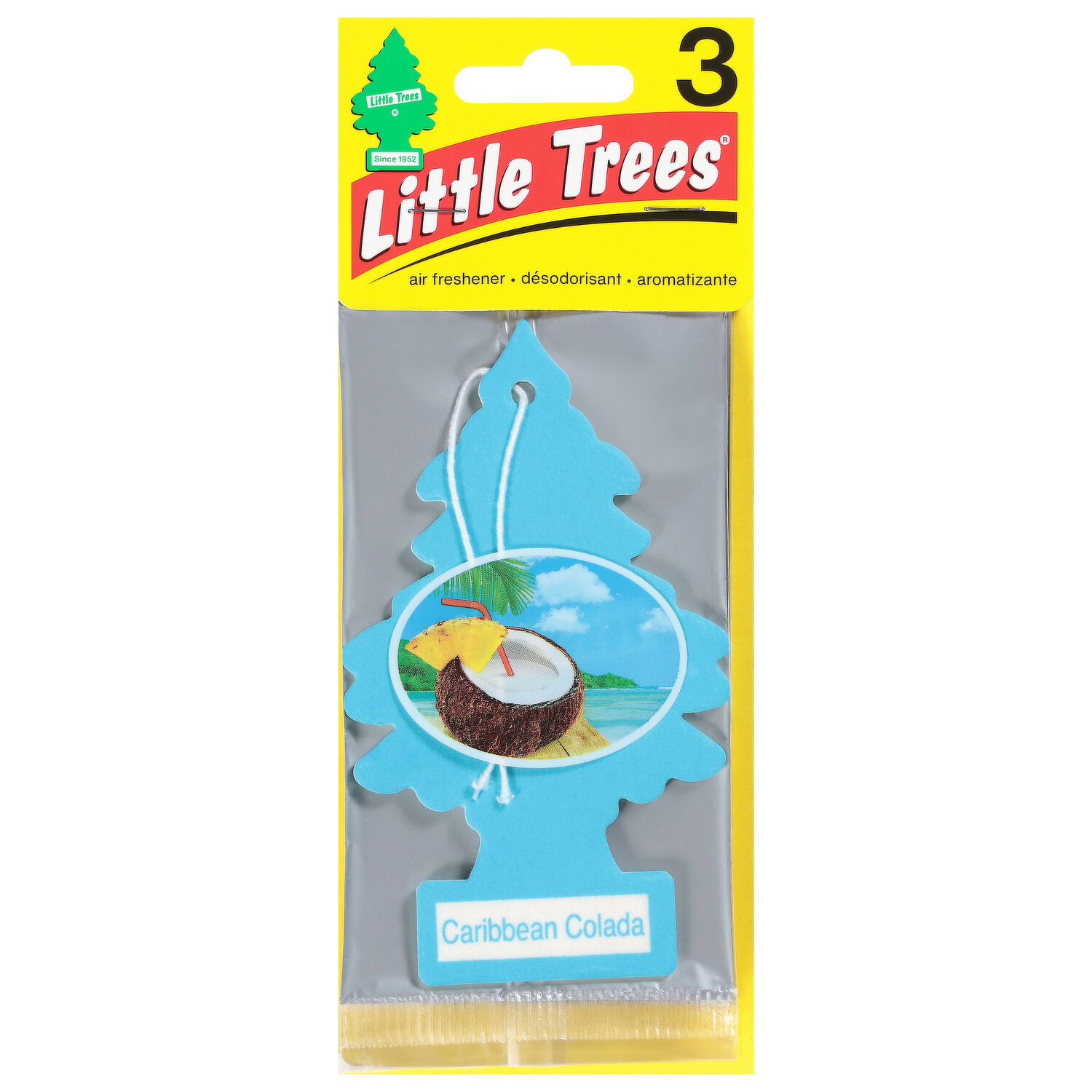 Little Trees Caribbean Colada Air Freshener - 3 Each Image 1 of 2