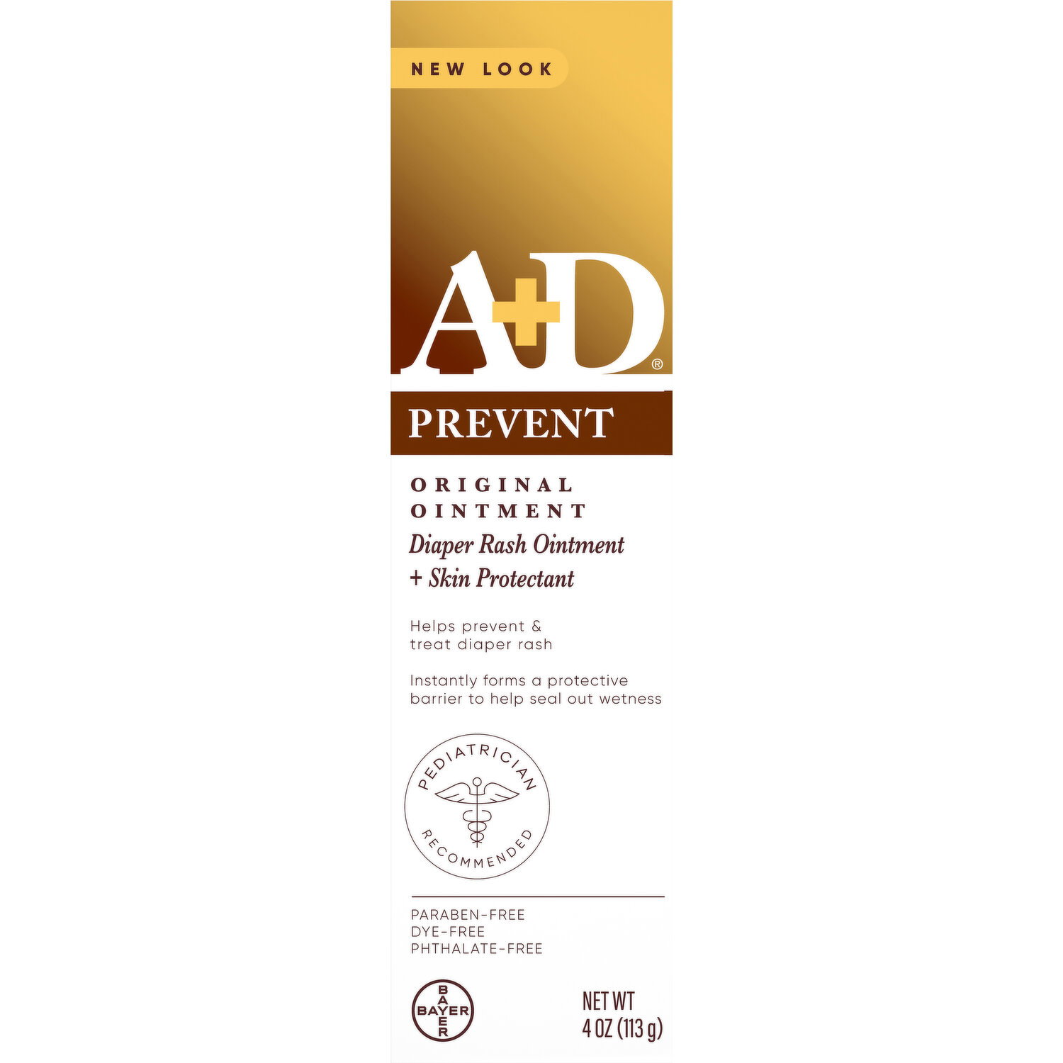 A+D Diaper Rash Ointment & Skin Protectant, Original Image 1 of 2