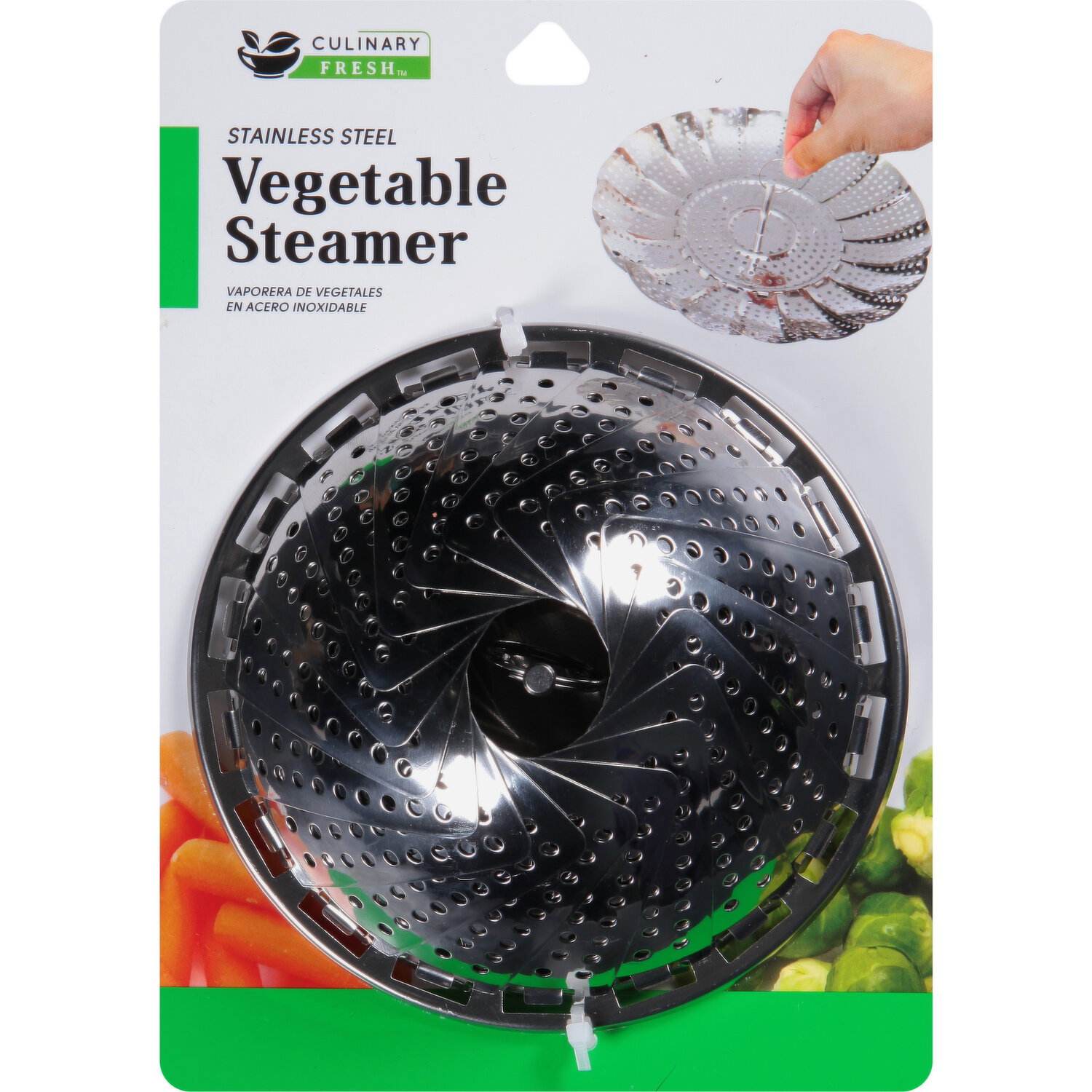 Culinary Fresh Vegetable Steamer, Stainless Steel - 1 Each
