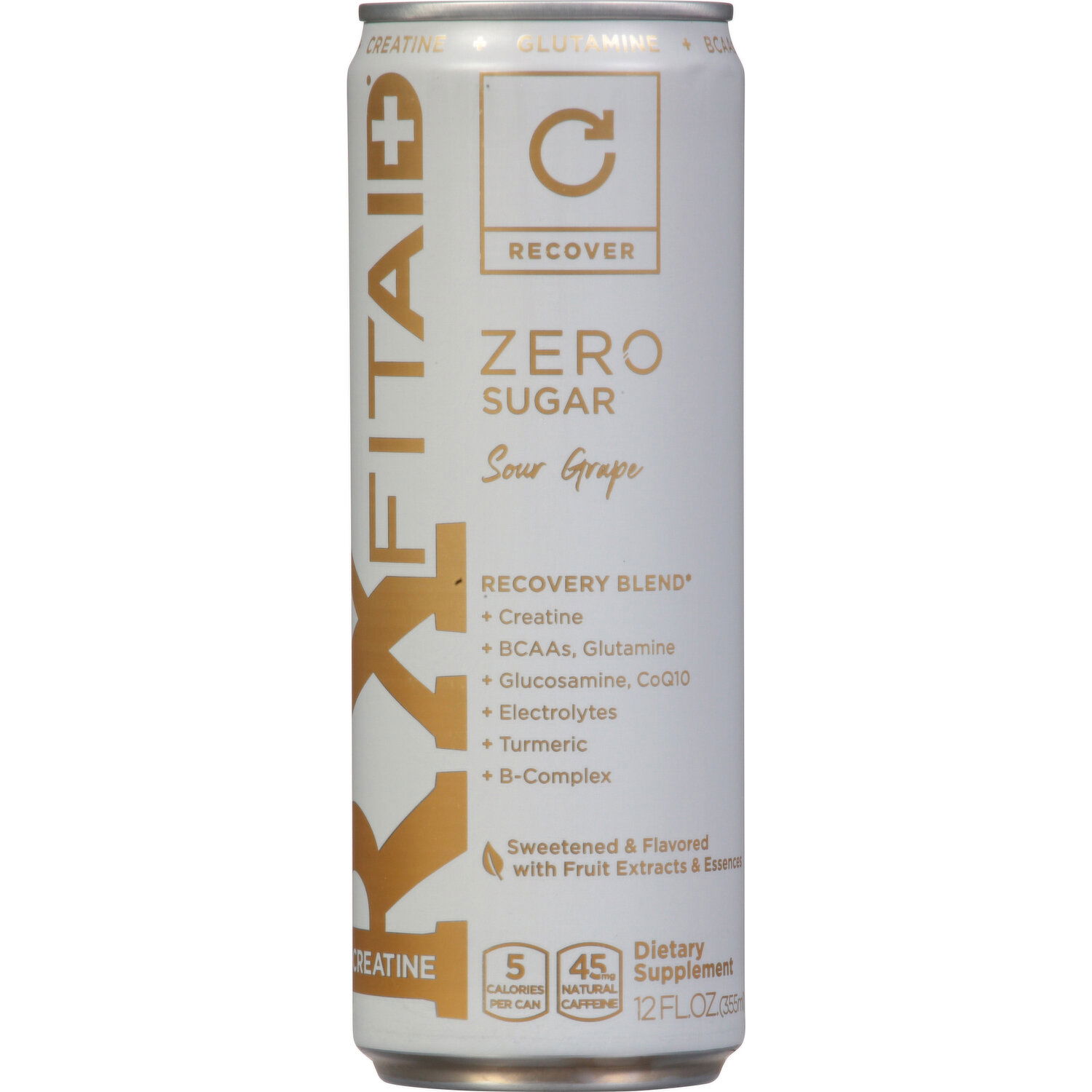 【Ura】THXE 75% 1ml CBD CBG CBN CRD FitAid RX Beverage, Zero Sugar, Sour Grape, Recover - FRESH