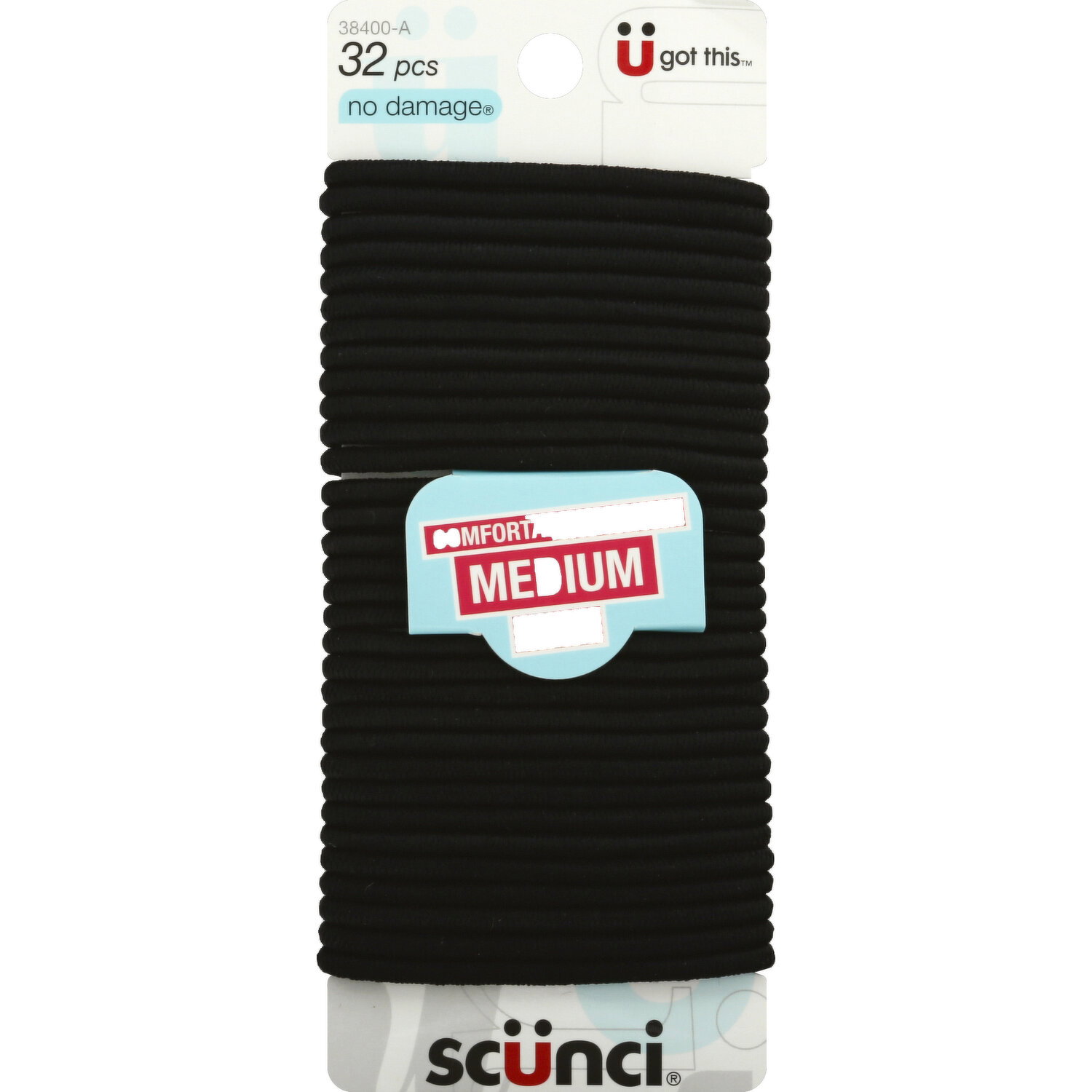 Scunci Elastics, Medium Hold - 32 Each