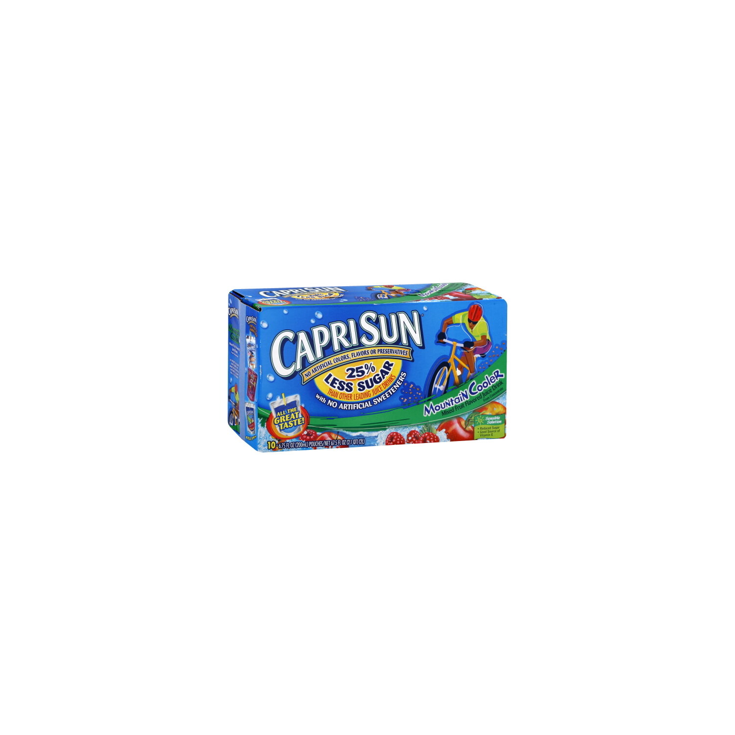 Capri Sun Juice Drink, Mountain Cooler - 10 Each