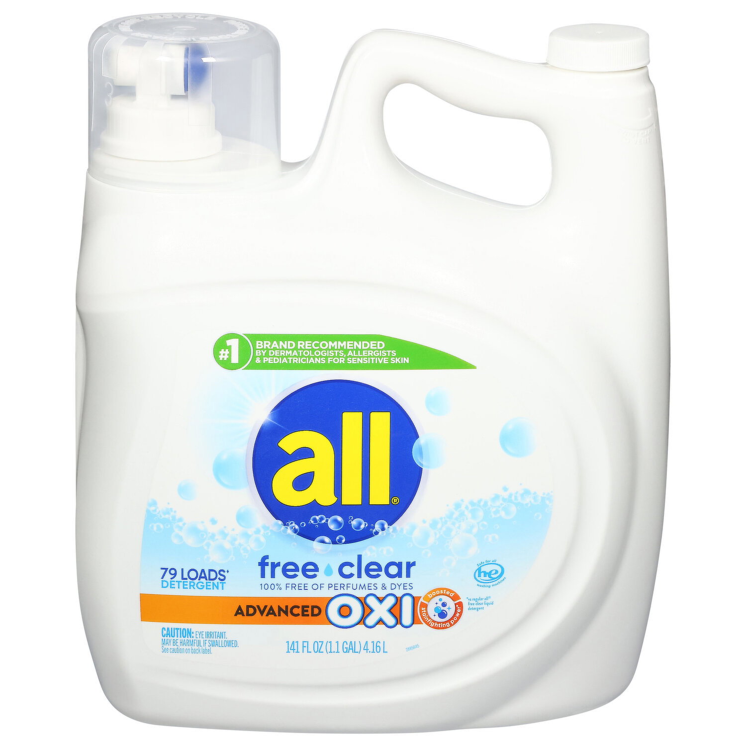 All Free Clear Advanced Oxi Detergent - 141 Fluid Ounce Image 1 of 2