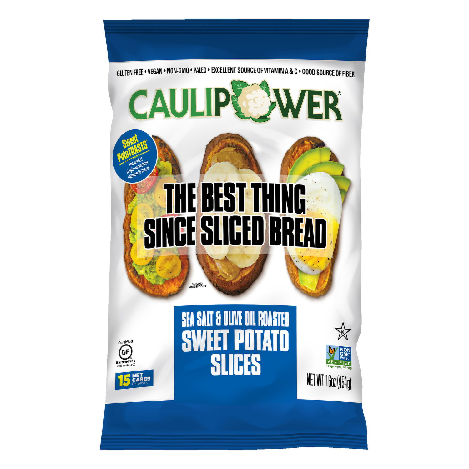 Caulipower Sweet Potato Slices, Sea Salt & Olive Oil, Roasted Image 1 of 3