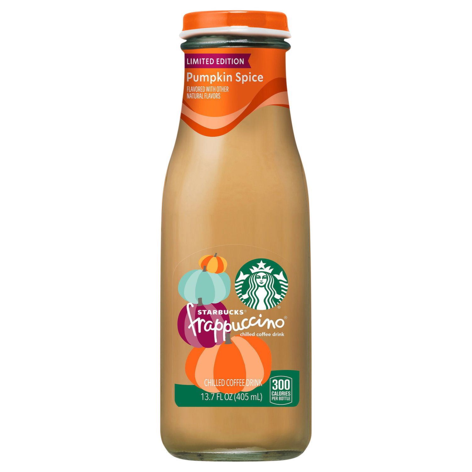 Starbucks Coffee Drink, Pumpkin Spice, Chilled - 13.7 Fluid Ounce Image 1 of 3