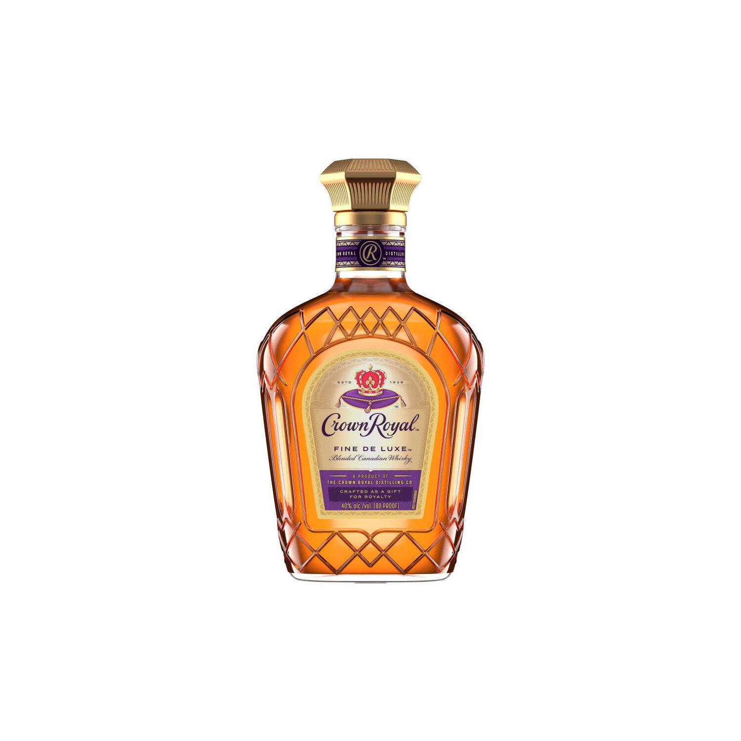Crown Royal Fine Deluxe Canadian Whisky, 375 ml - 375 Milliliter