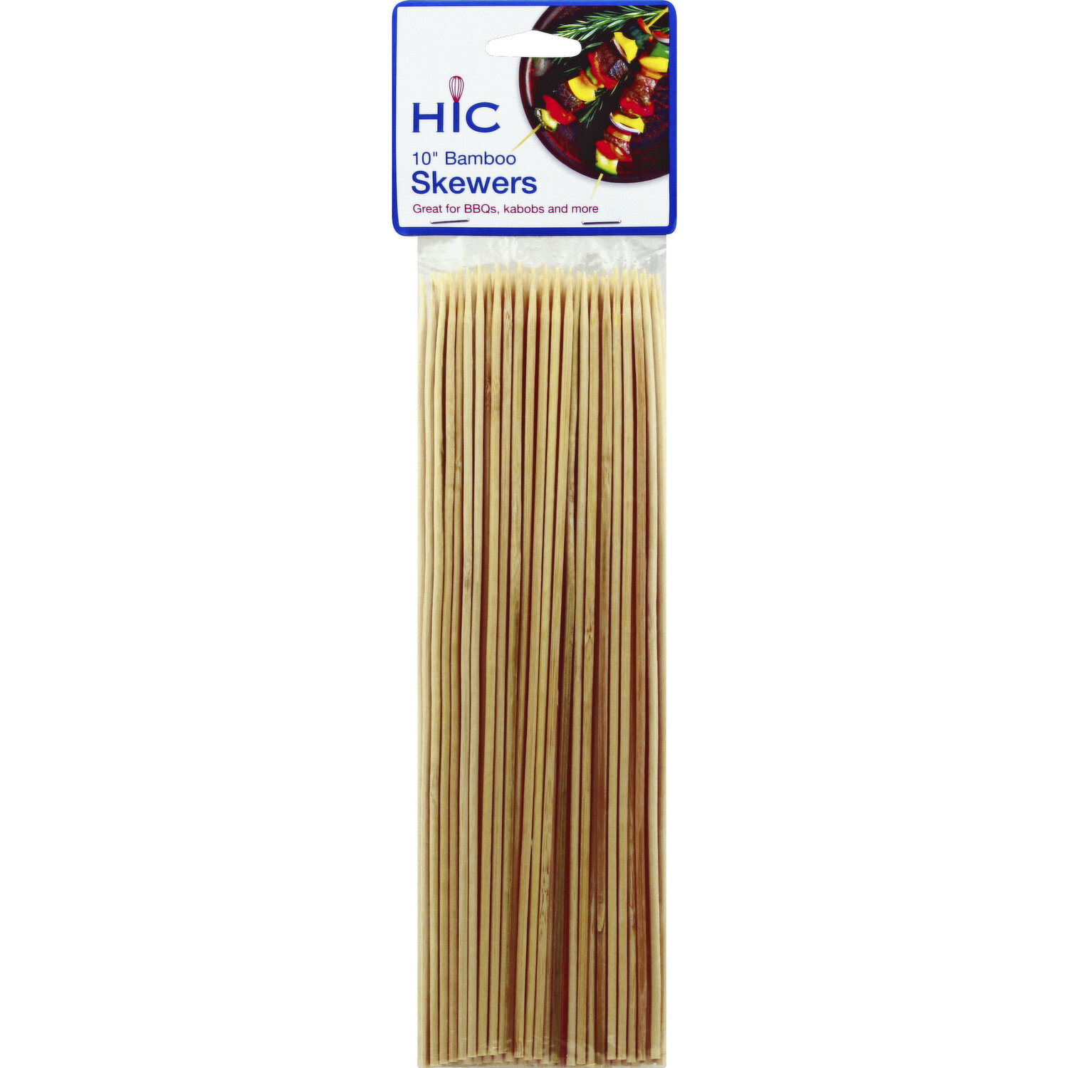 Harold Import Skewers, Bamboo, 10 Inch - 100 Each