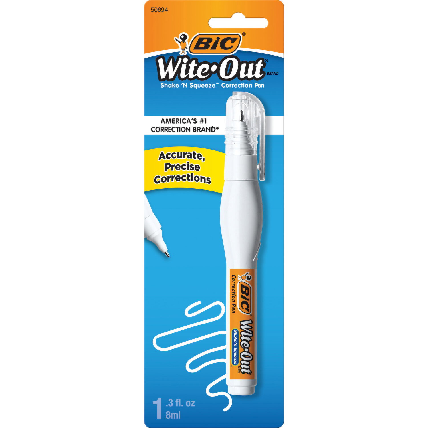 BiC Correction Pen, Shake 'N Squeeze - 1 Each