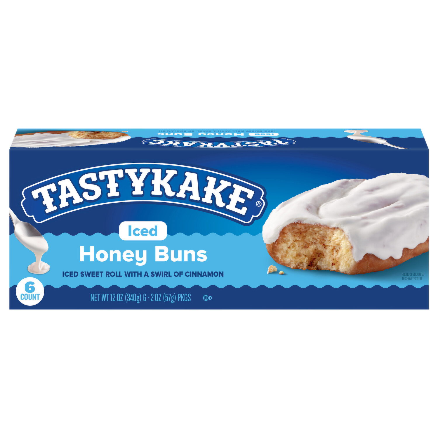 Tastykake Honey Buns, Iced - 6 Each - Brookshire's
