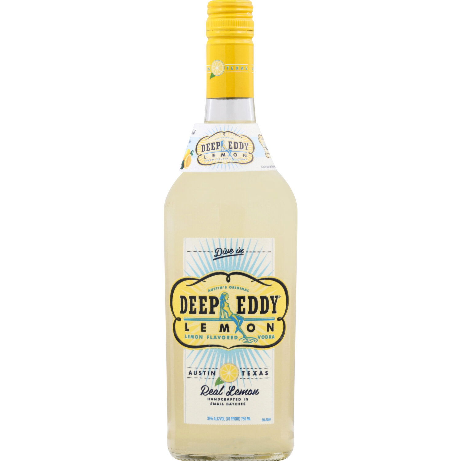 Deep Eddy Vodka, Lemon - 750 Milliliter - Brookshire's
