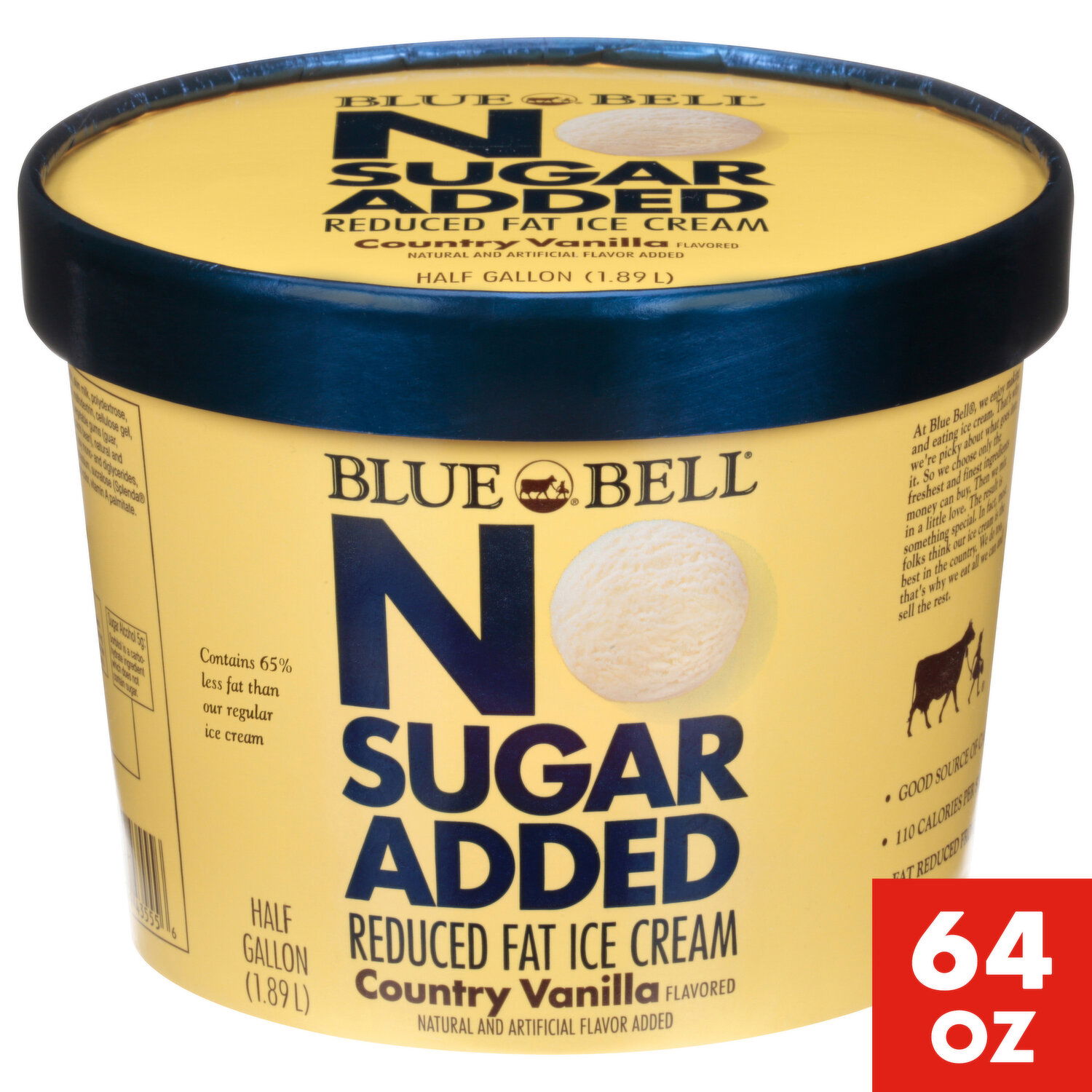 Blue bell vanilla ice cream discount