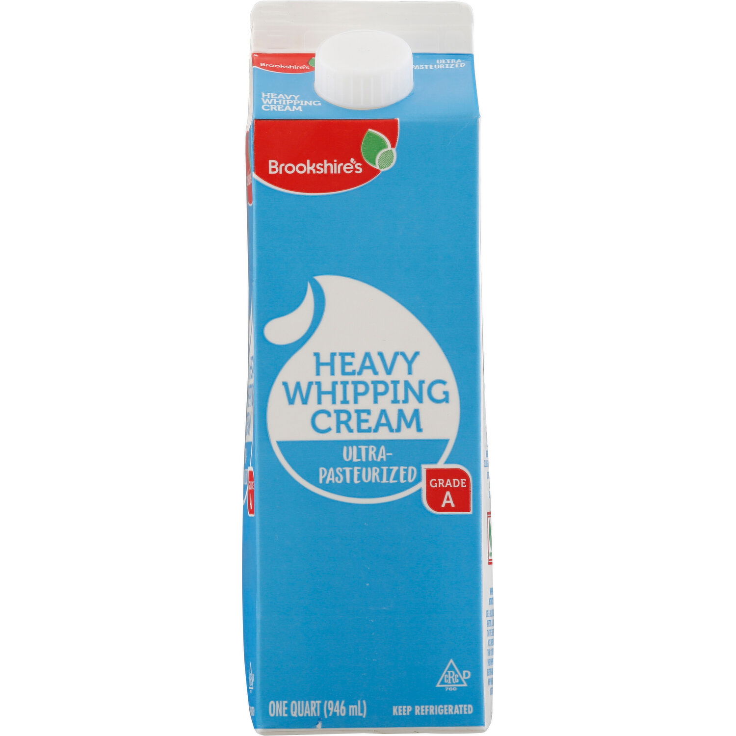 Brookshire's Whipping Cream, Heavy - 1 Quart - Super 1 Foods Brookshire's Whipping Cream, Heavy - 1 Quart - Super 1 Foods