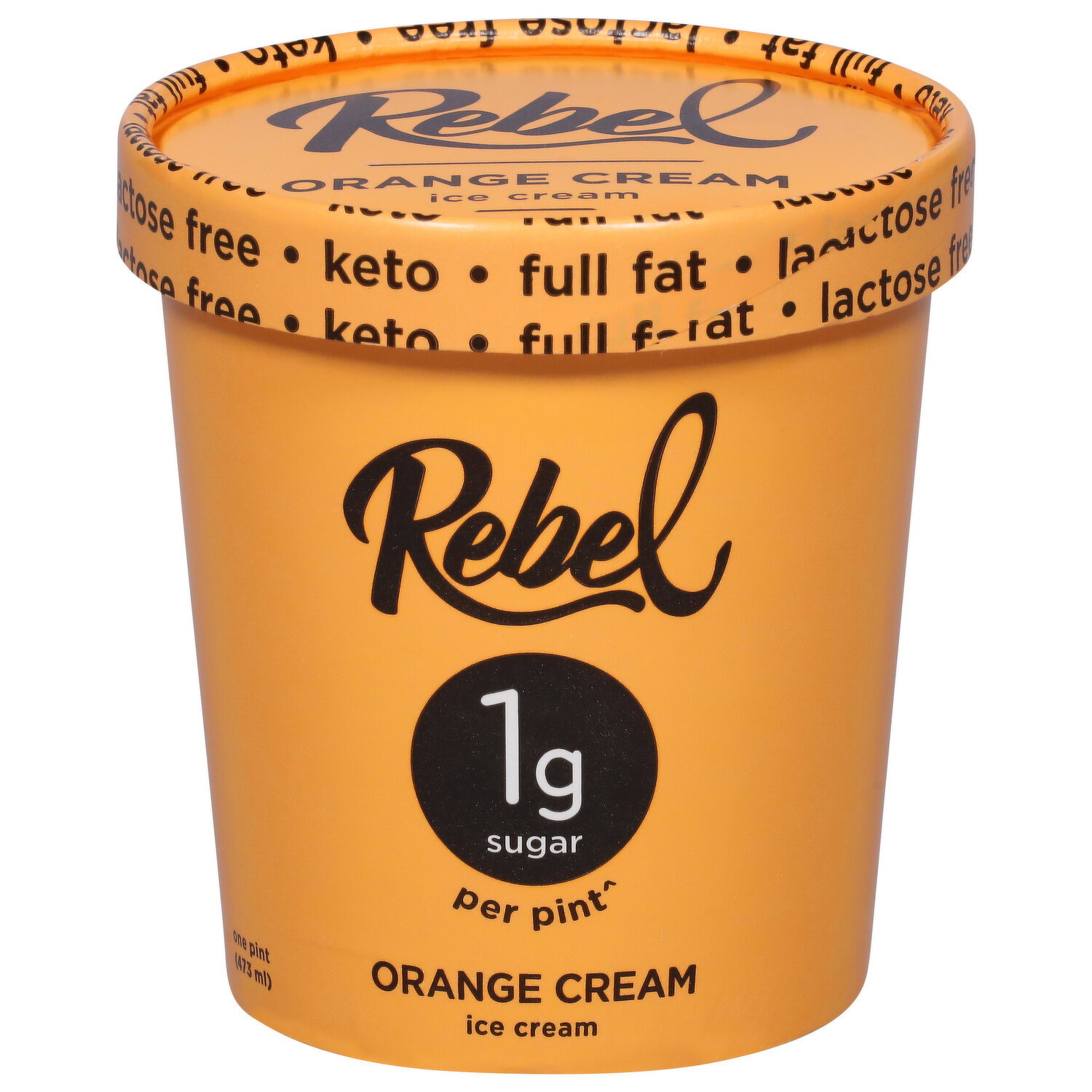 Rebel Ice Cream, Orange Cream Image 1 of 3